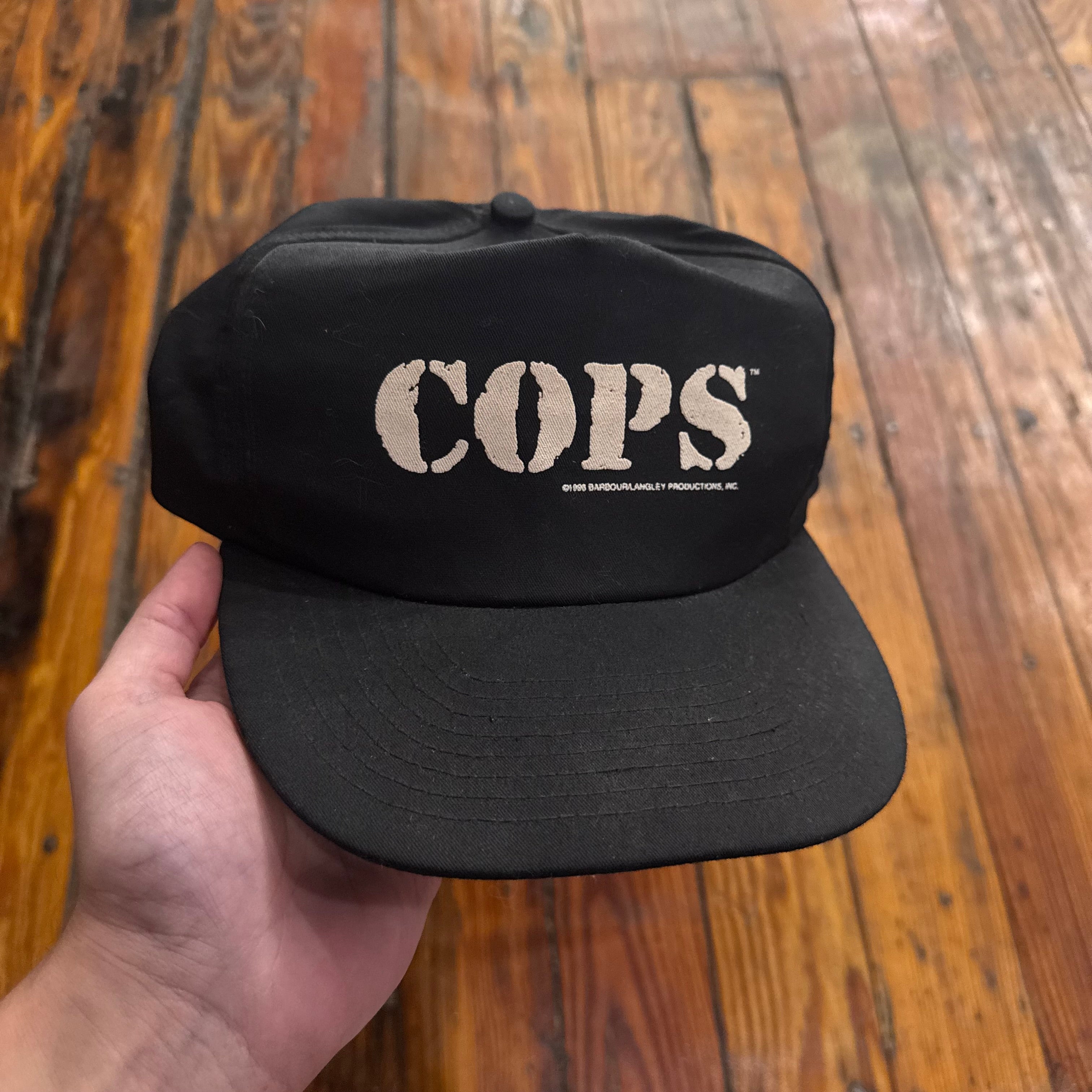 Vintage COPS snapback Hat
