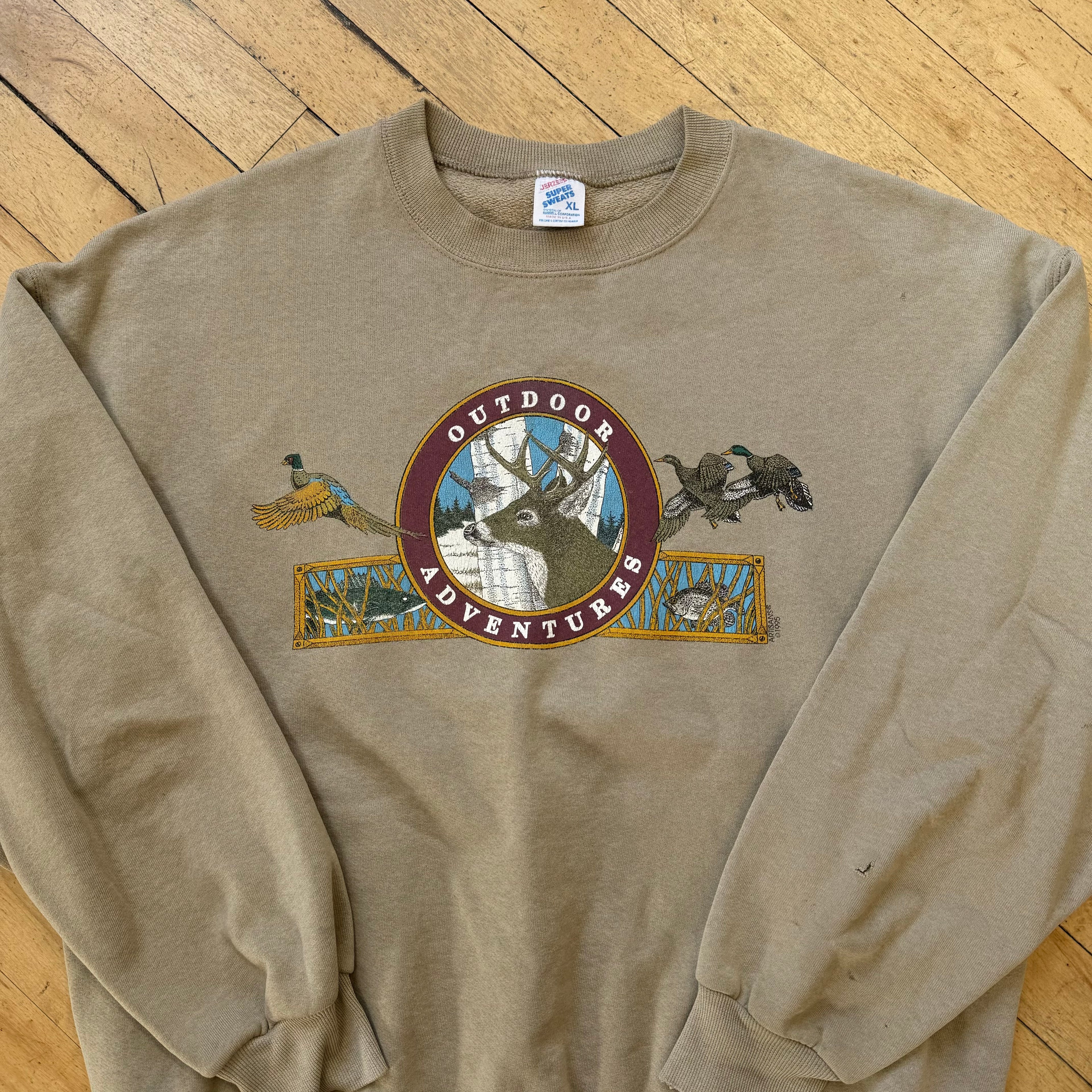 Vintage Outdoor Adventures CrewNeck Sz XL
