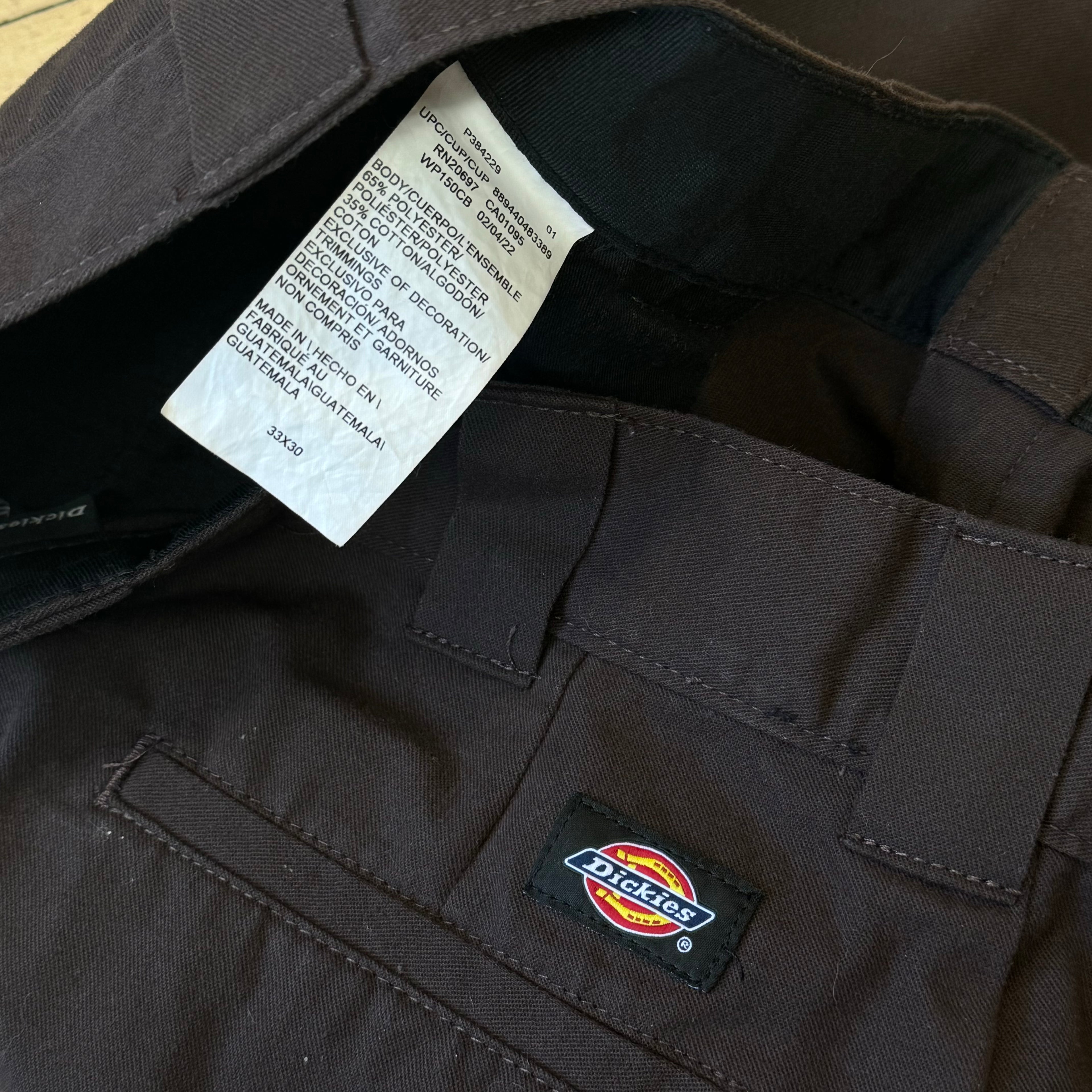 Vintage Dickies Brown Khaki Pants Sz 33x30