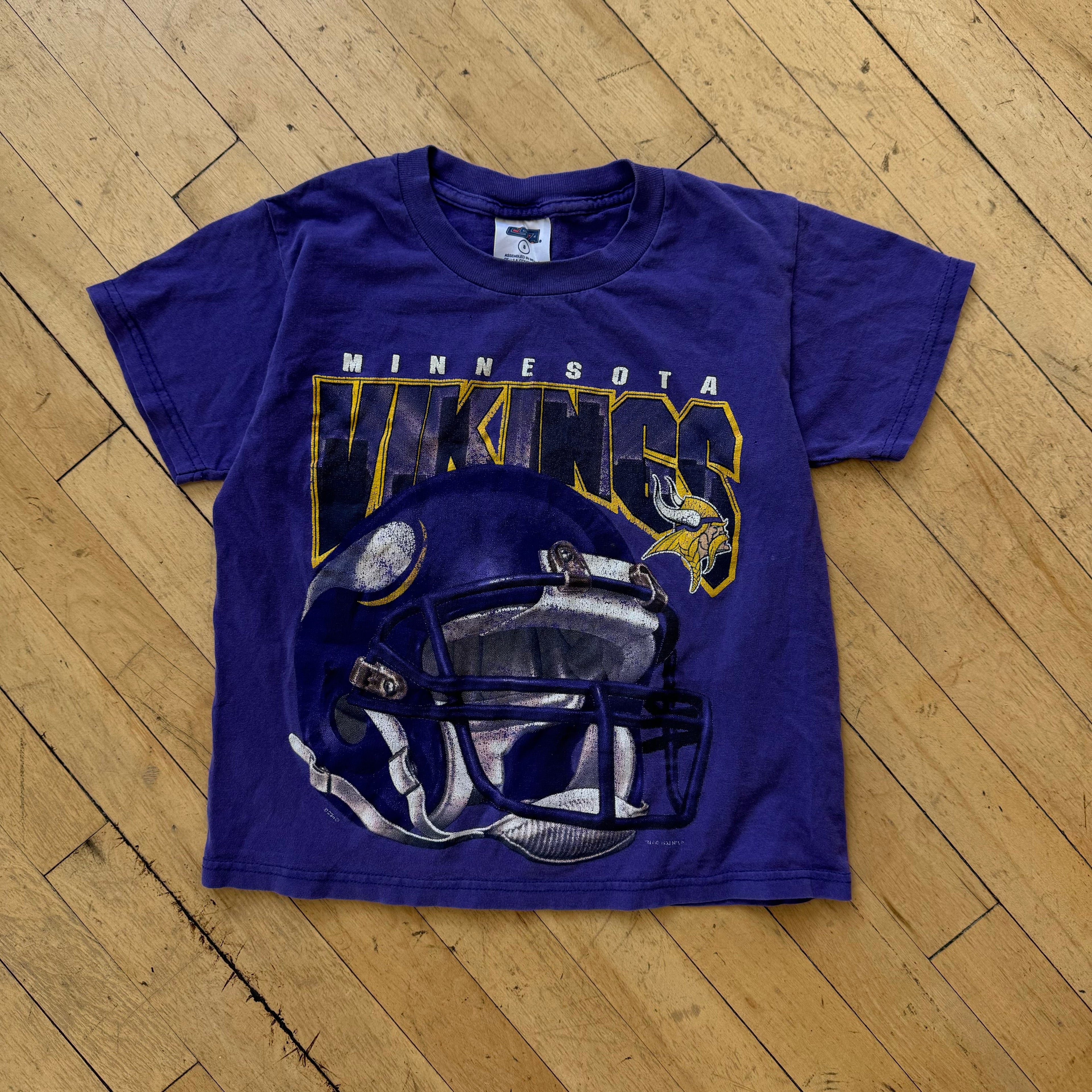 Vintage Minnesota Vikings T-shirt Sz 8
