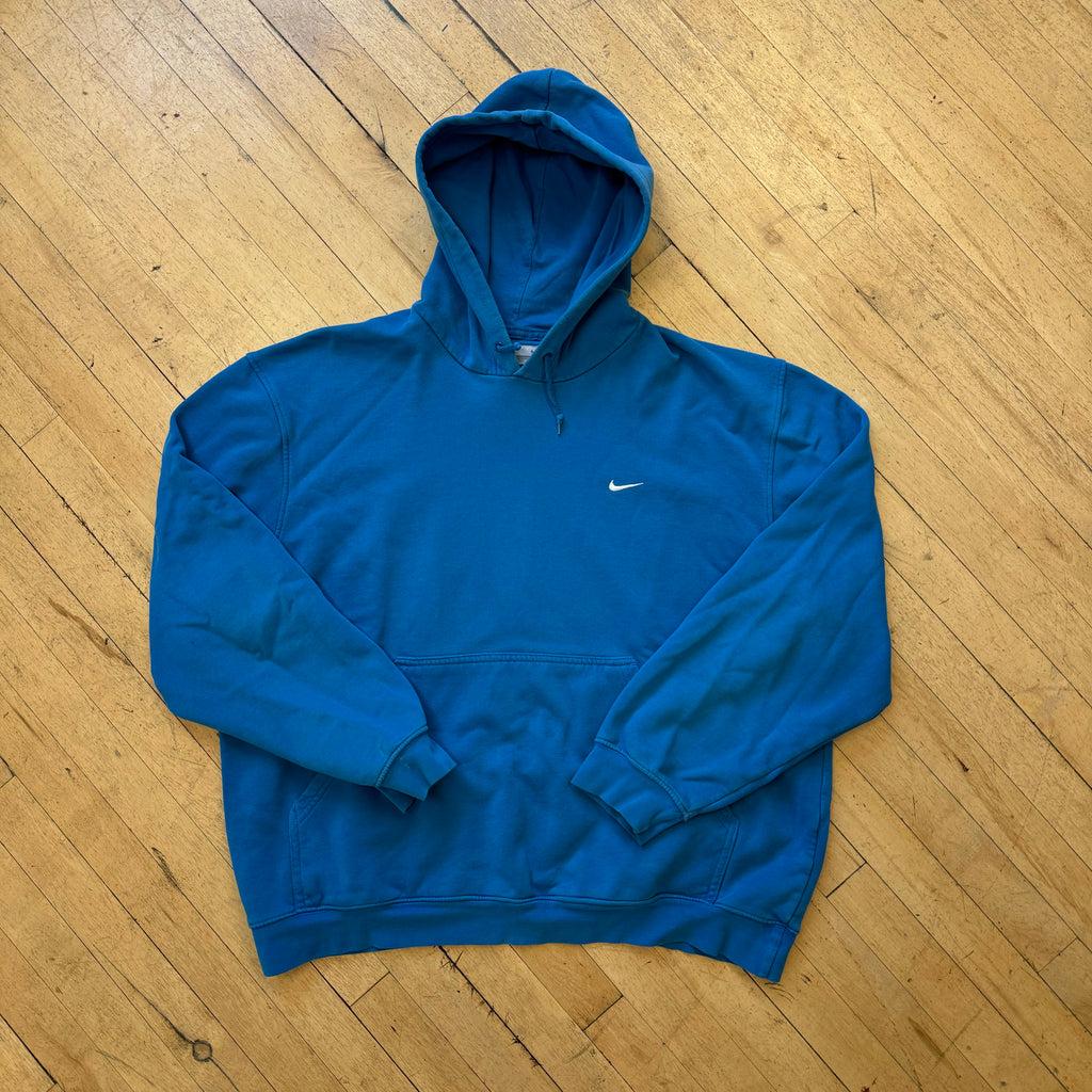 Vintage Nike Simple Swoosh Hoodie Sz XL