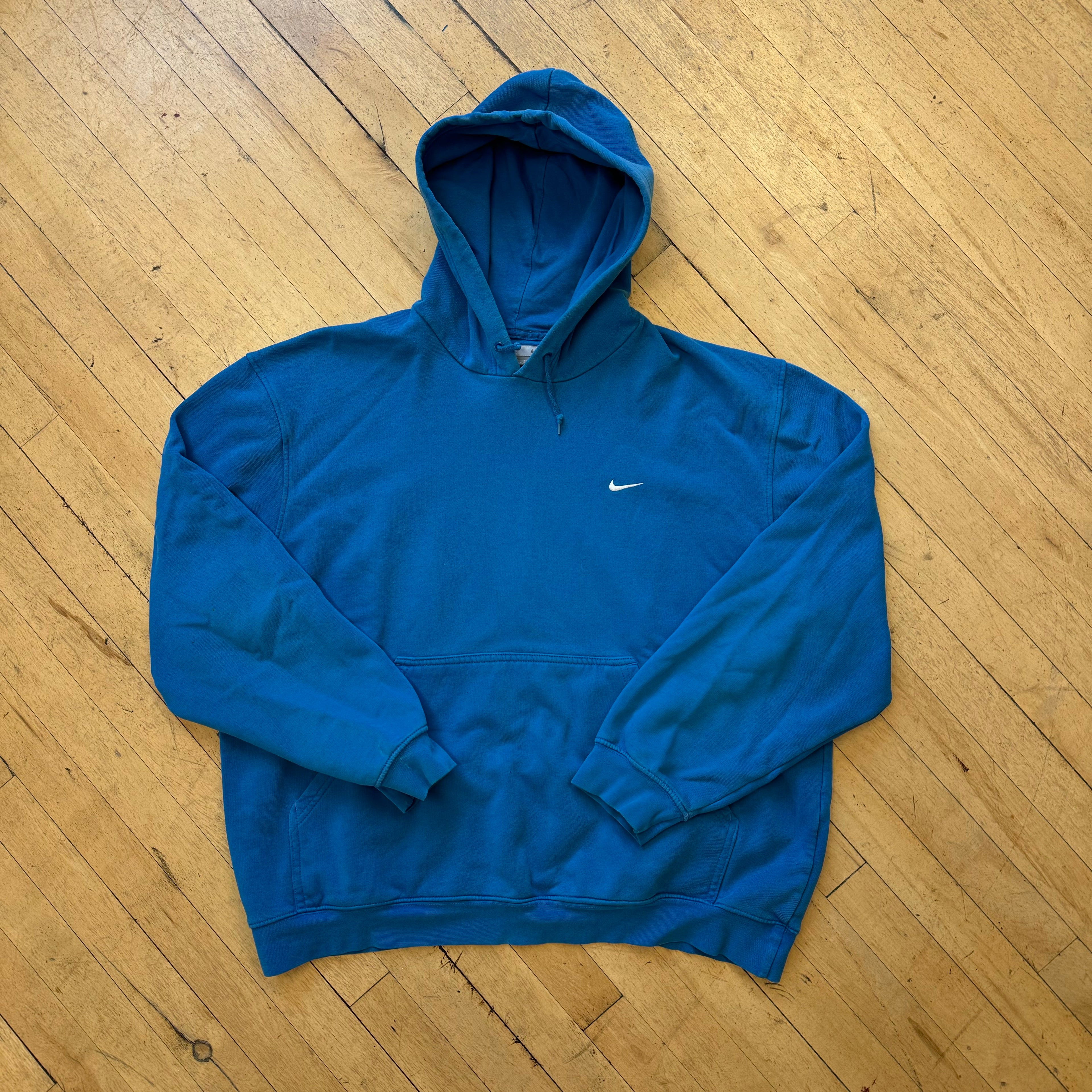 Vintage Nike Simple Swoosh Hoodie Sz XL