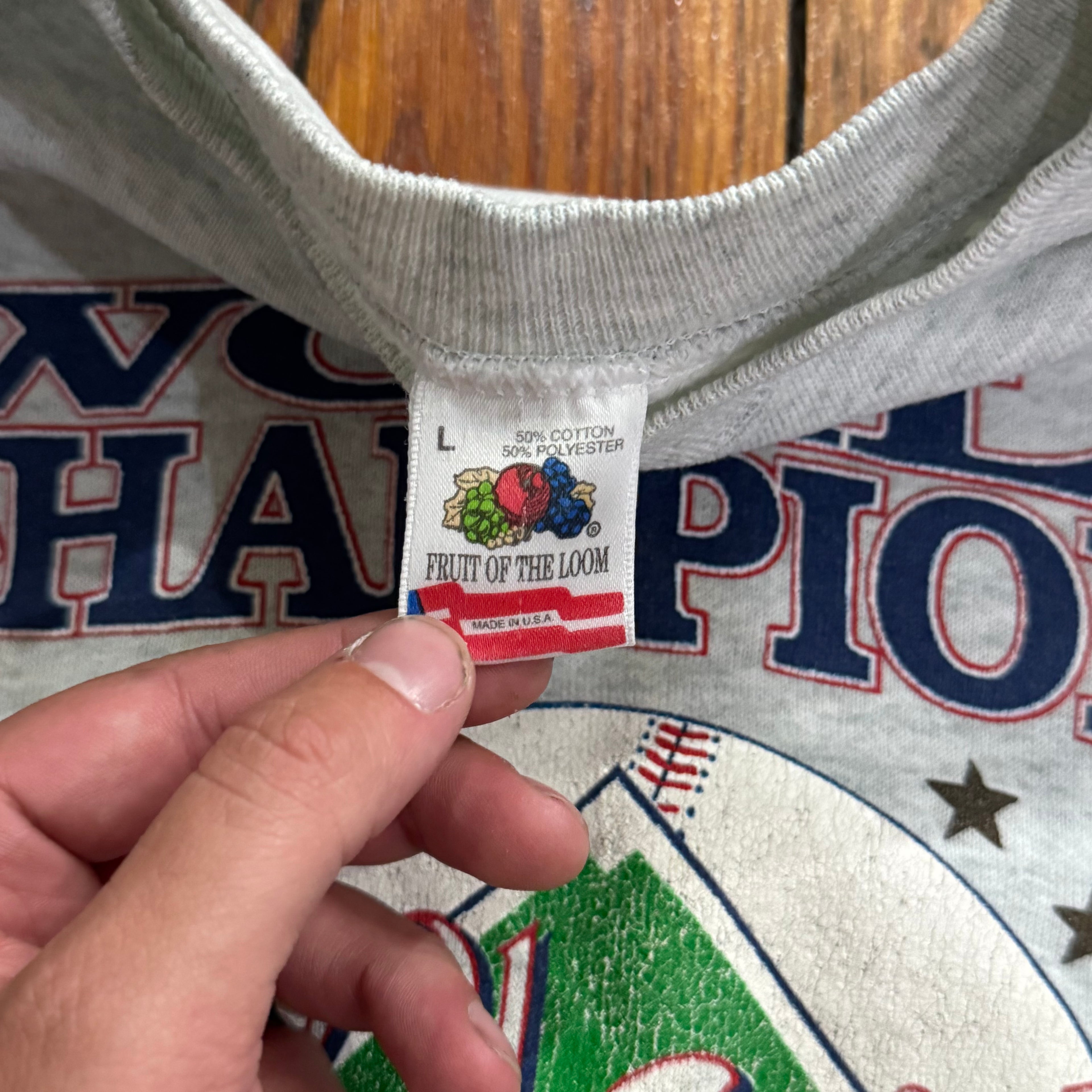 Vintage Minnesota Twins World Series Champions CrewNeck Sz L