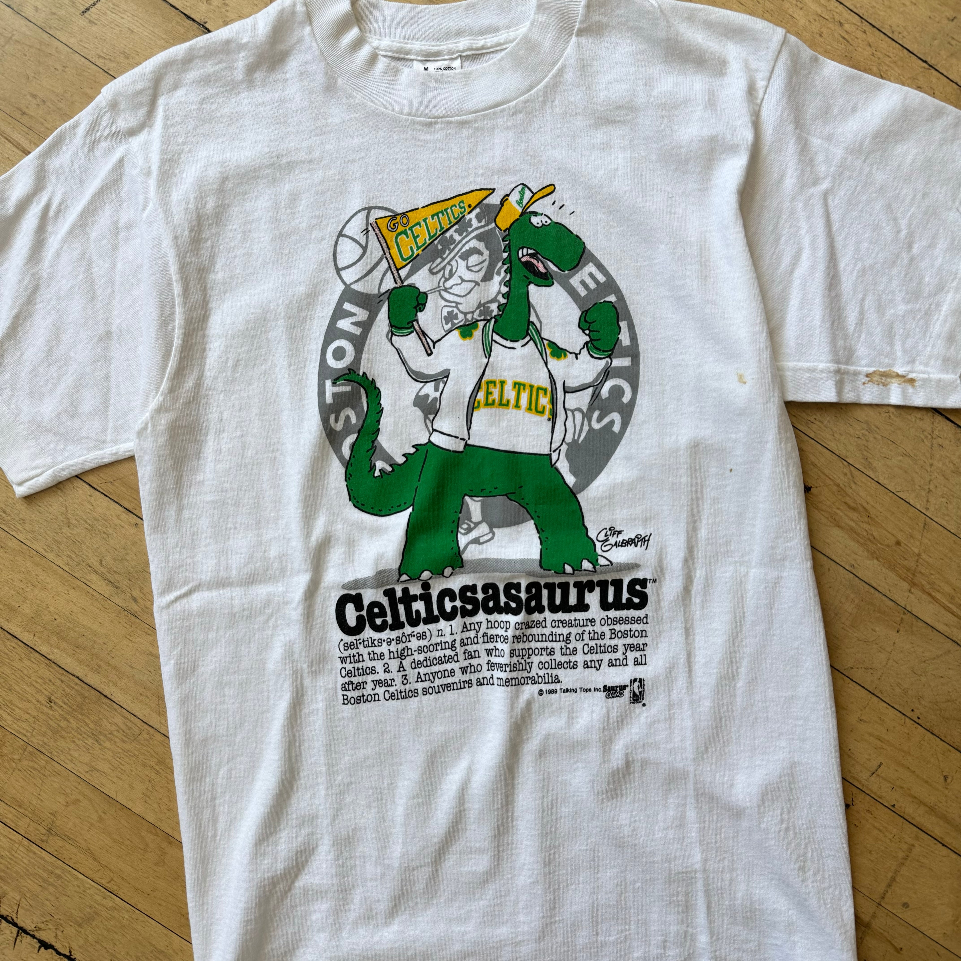 Vintage Boston Celtisaurases T-shirt Sz M