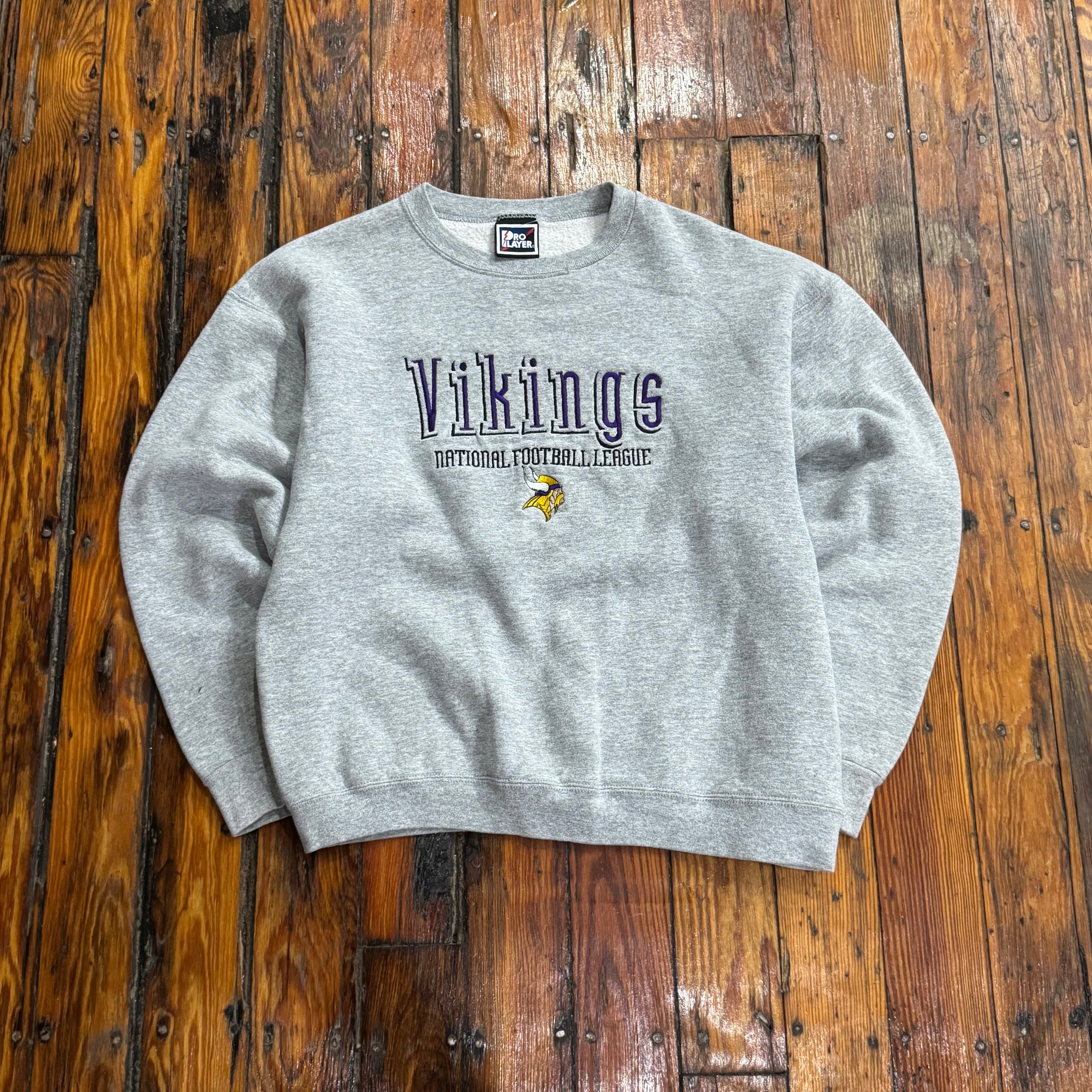 Vintage ProPlayer Minnesota Vikings Crewneck Sz M