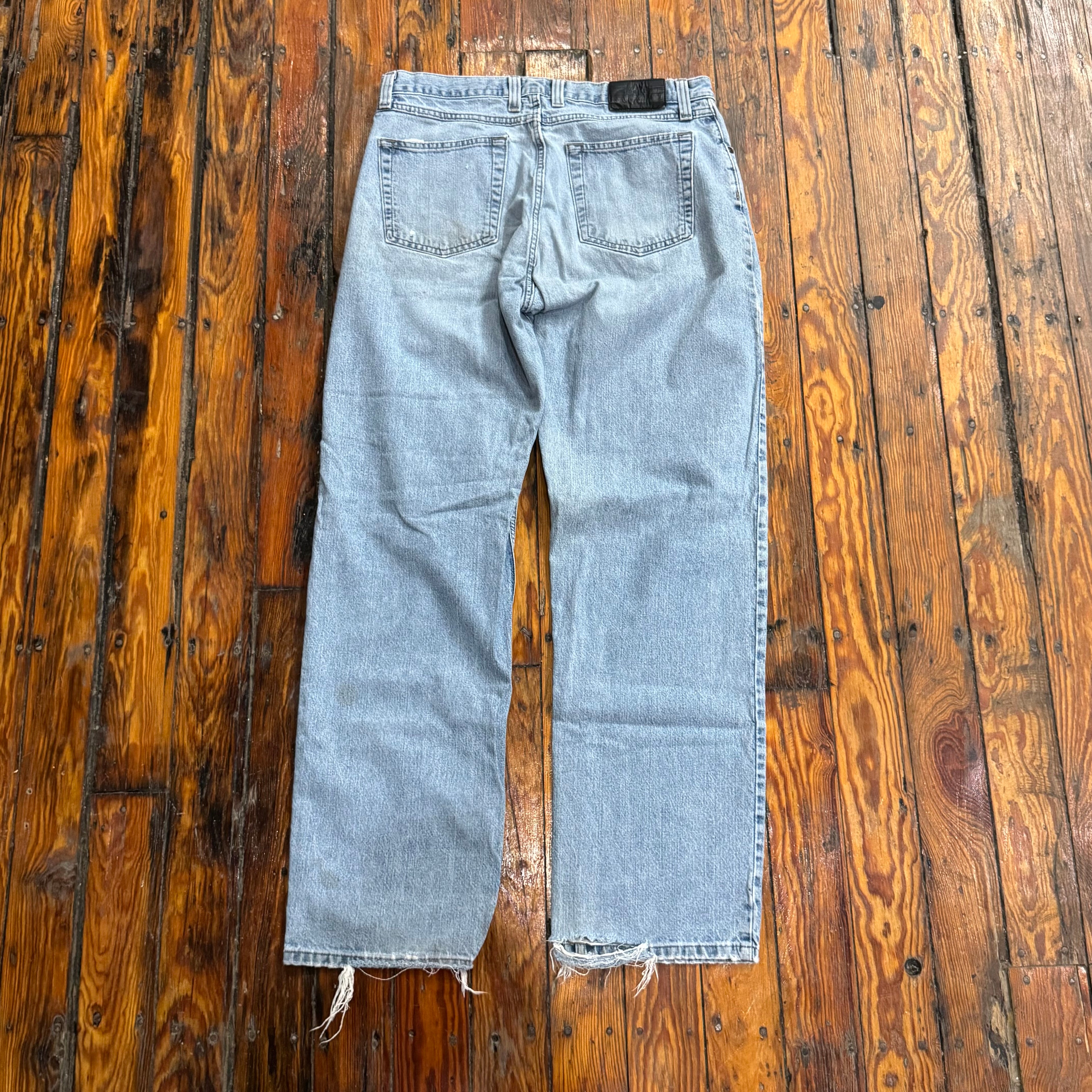 Y2K AXIST Light Wash Denim Jeans Sz 36x34