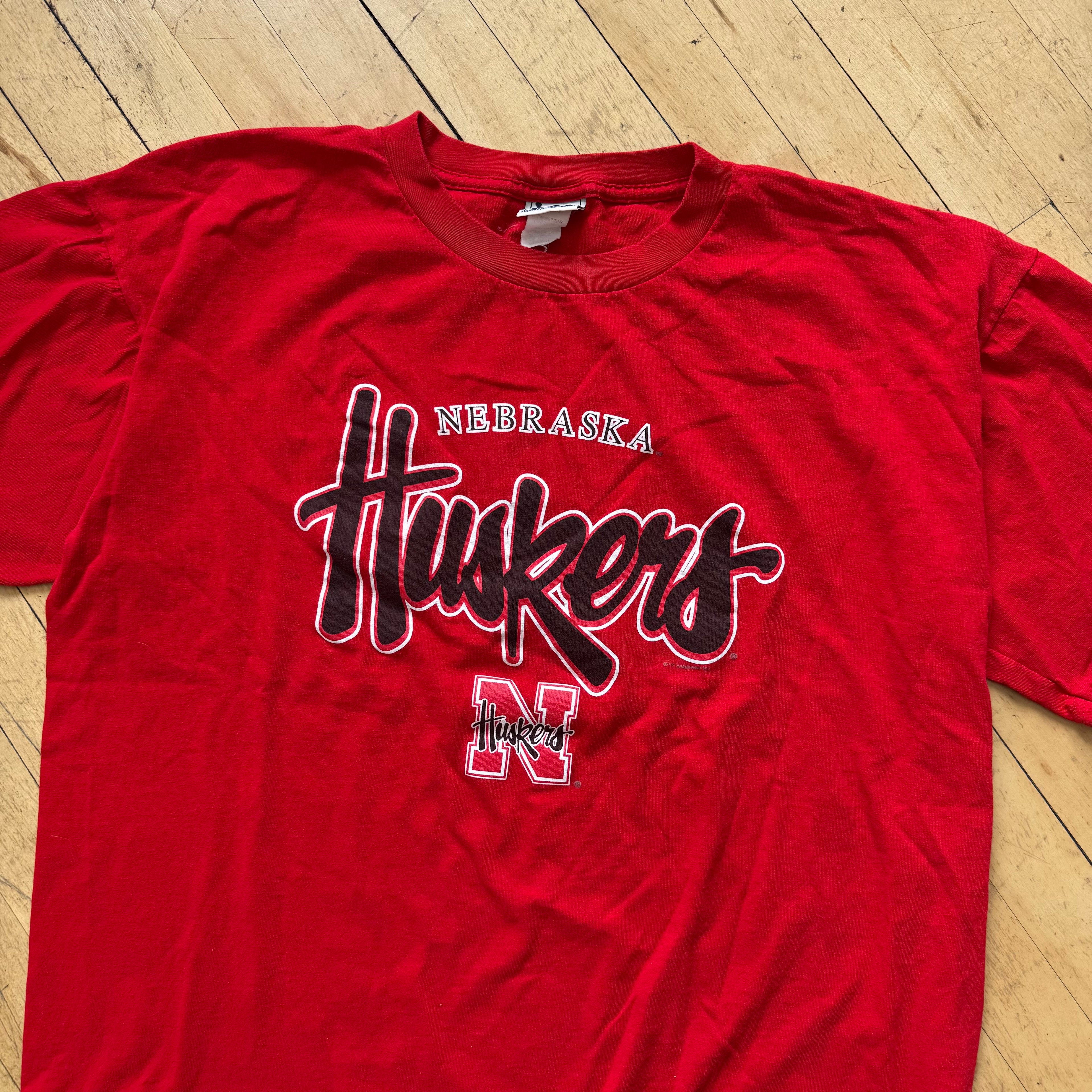 Vintage Nebraska Huskers Lee Sports T-shirt Sz XL
