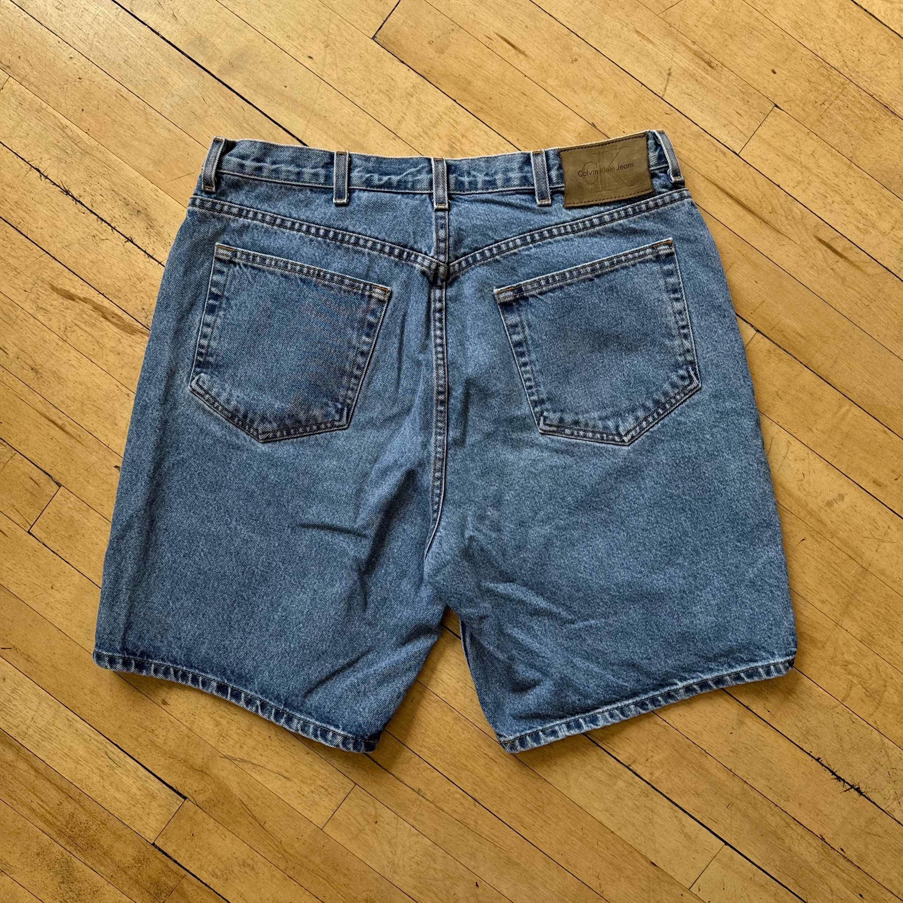 Vintage Calvin Klein Denim Jean Shorts Sz 36