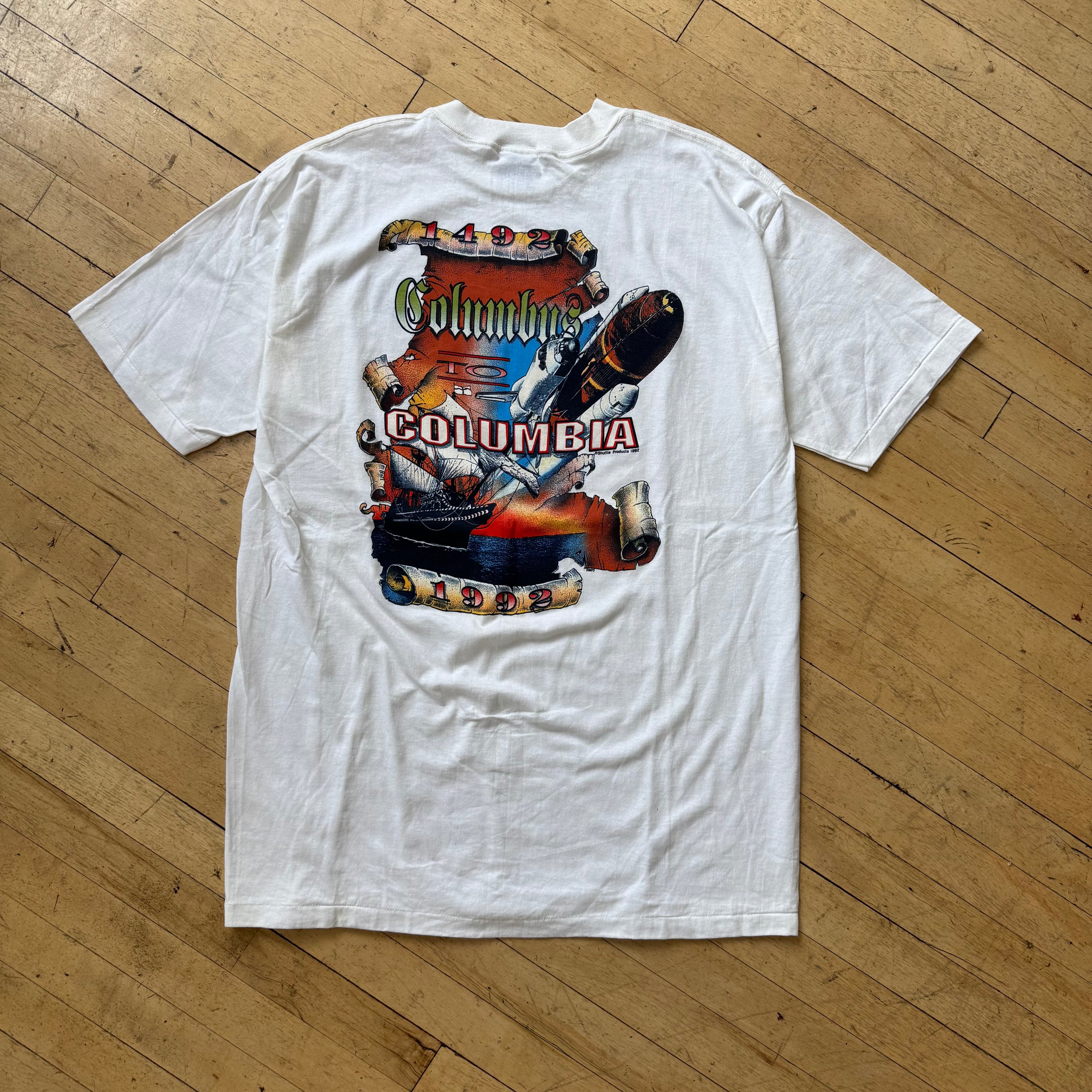 Vintage Kennedy Space Center 500 Years T-shirt Sz XL