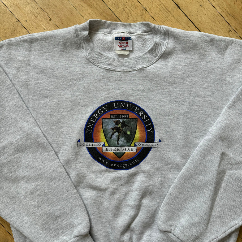 Vintage Energy University CrewNeck Sz L