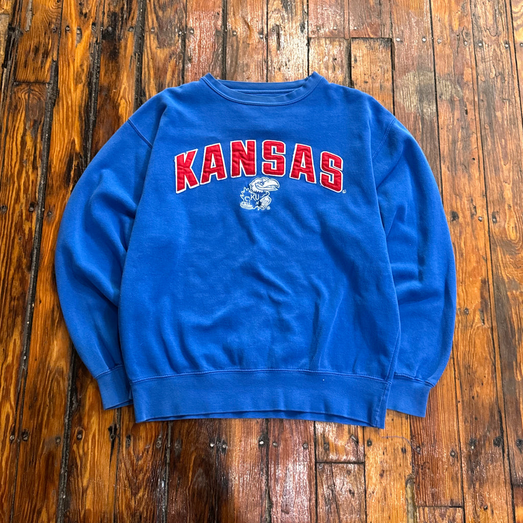 Vintage Kansas Jayhawks Crewneck Sz L