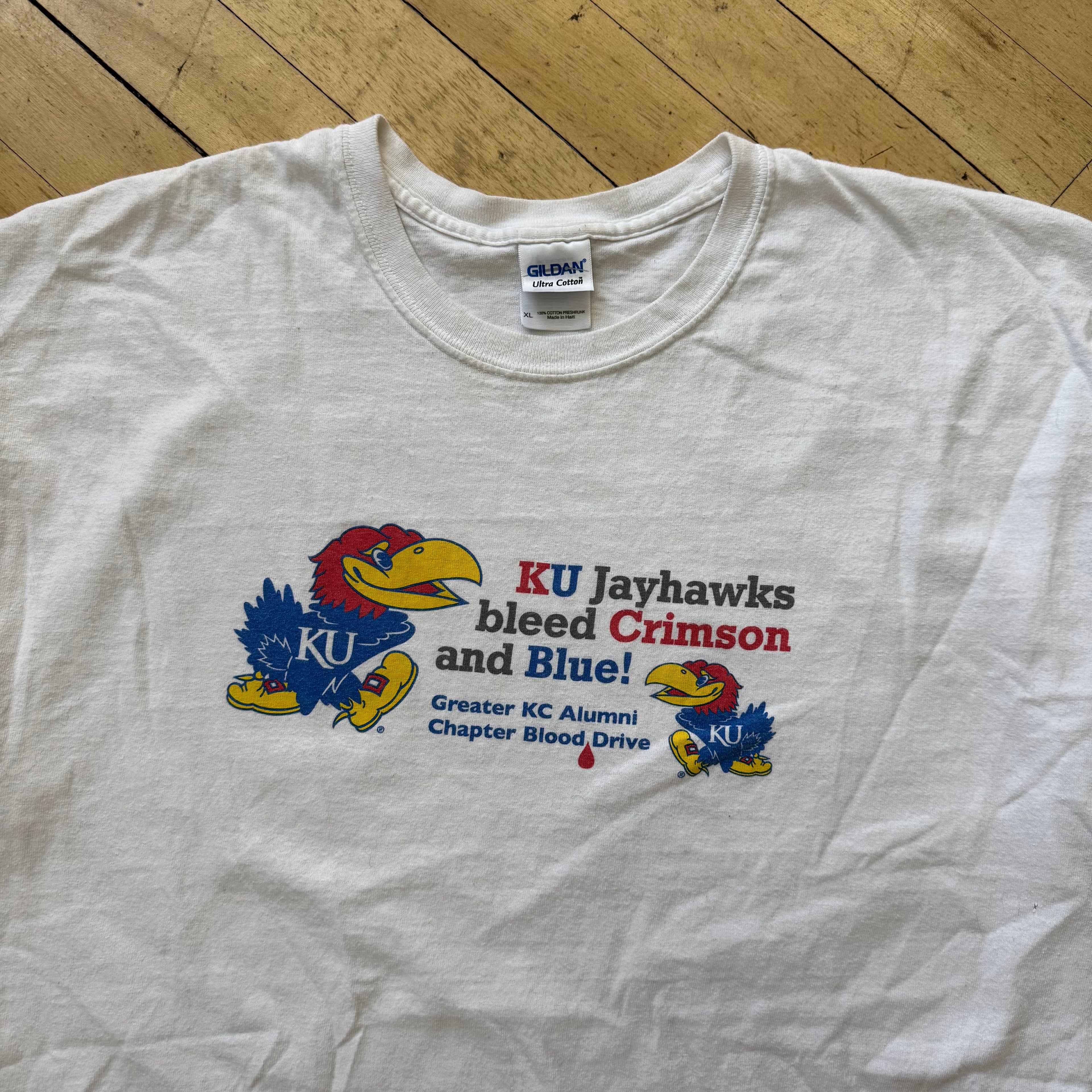 Vintage Kansas Jayhawks Alumni T-shirt Sz XL