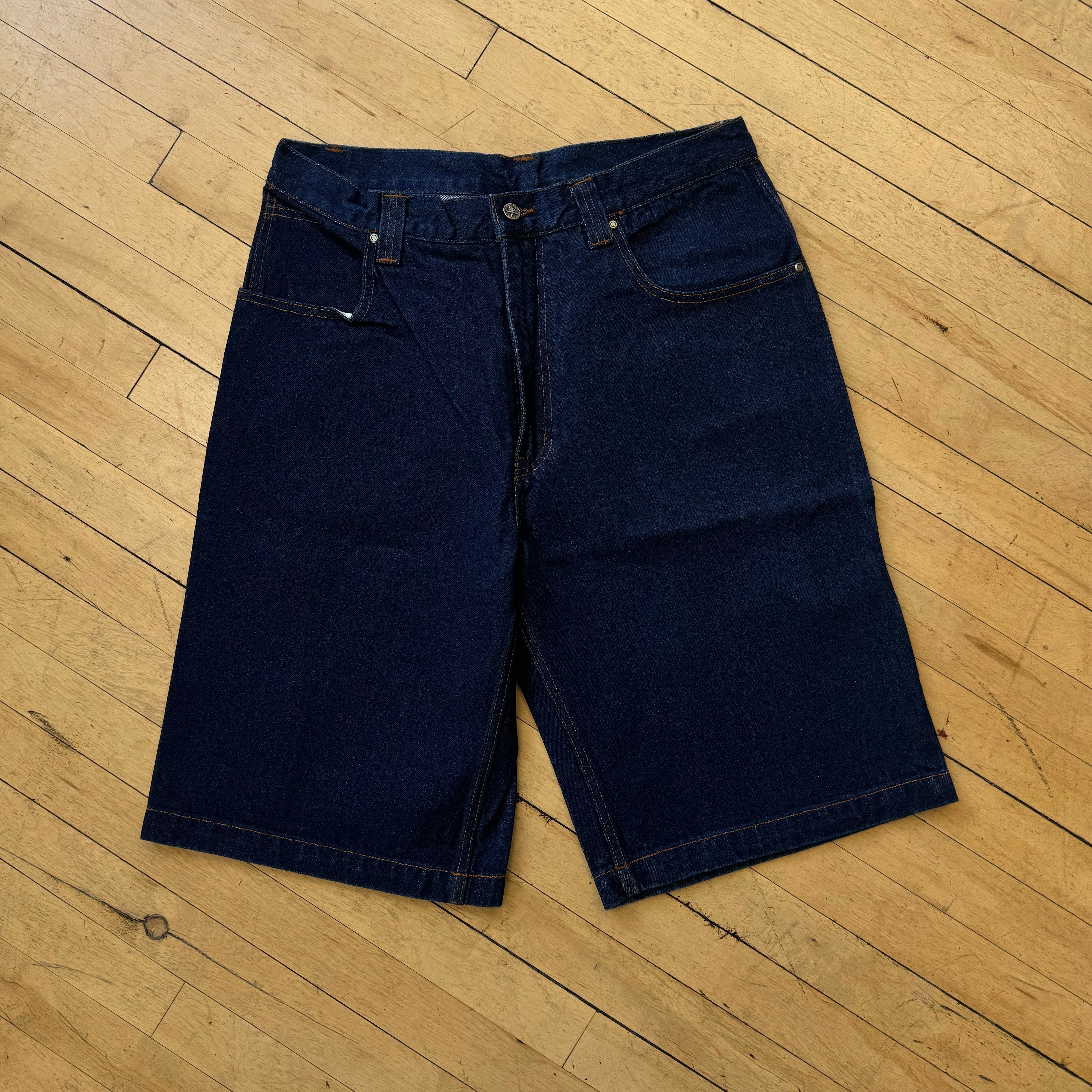 Vintage Bootleg Player 69 Embroidered Jorts