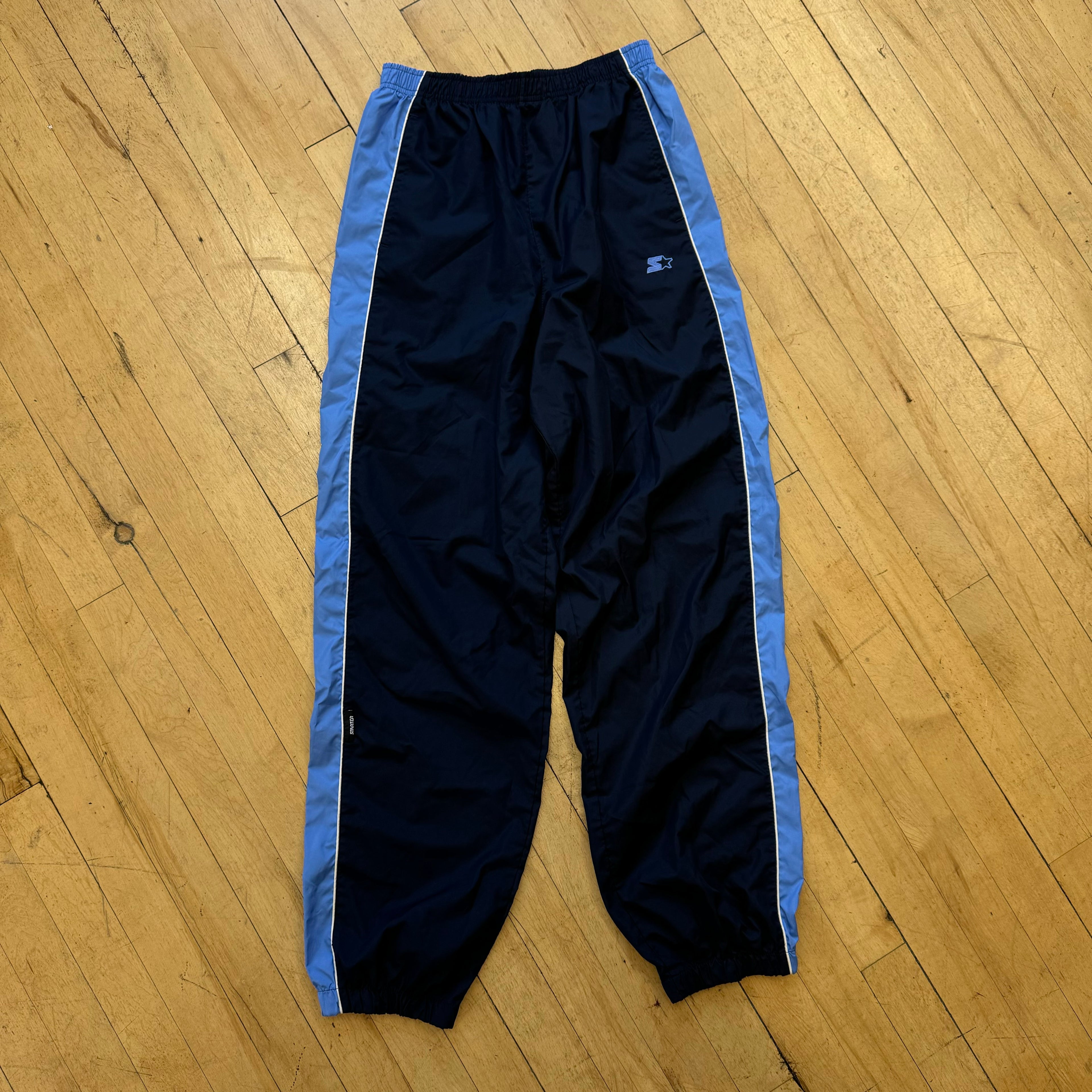 Vintage Starter Blue Stripe Trackpants Sz S