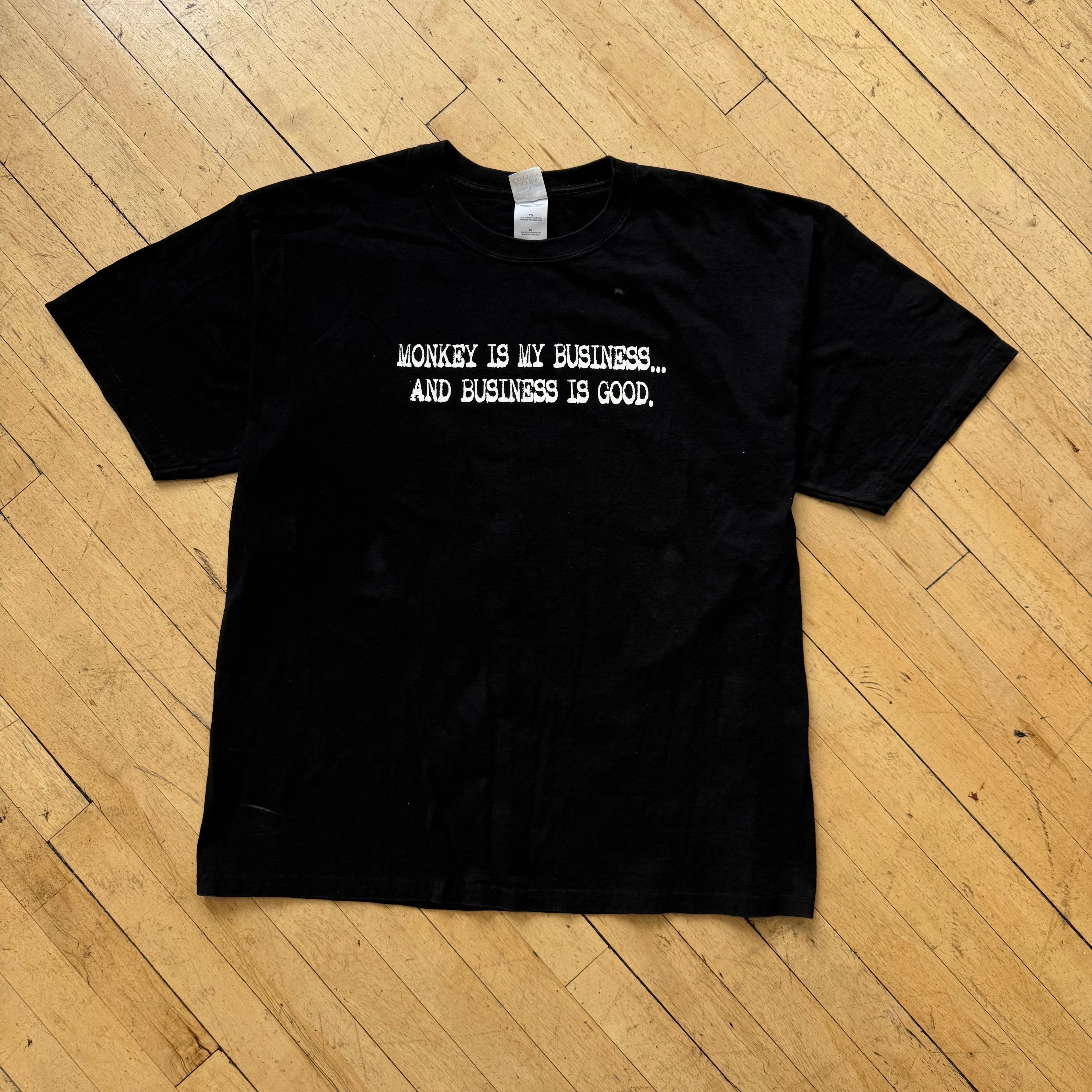 Vintage Monkey Is my Business T-shirt Sz XL