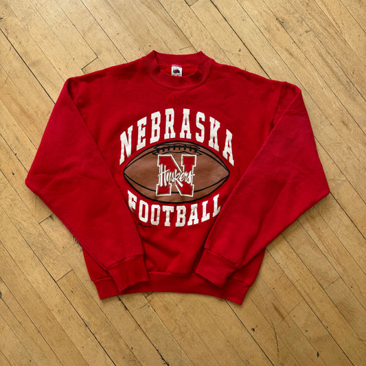 Vintage Nebraska Football CrewNeck Sz L