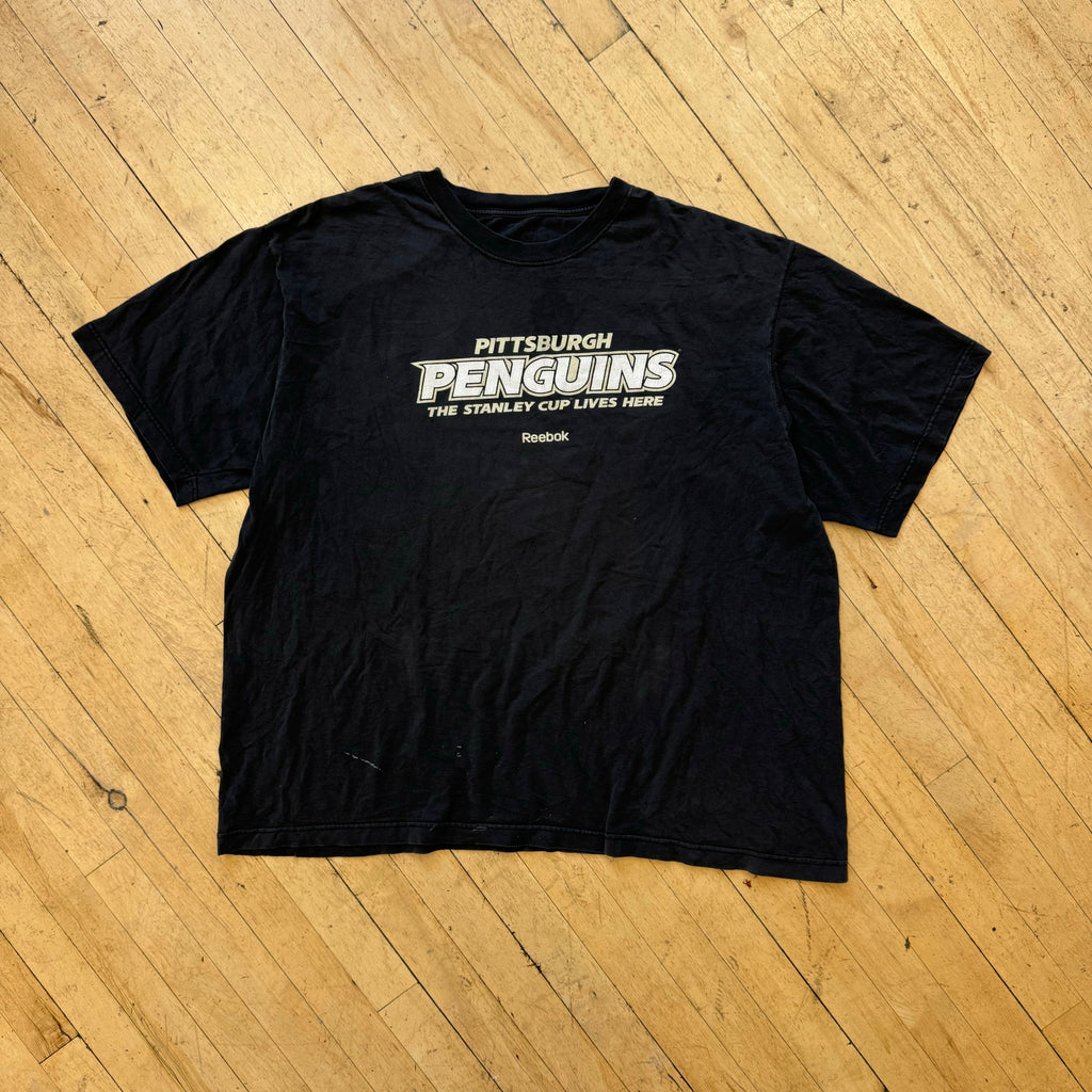 Y2K Pittsburgh Penguins, Stanley Cup T-shirt Sz XXL ￼