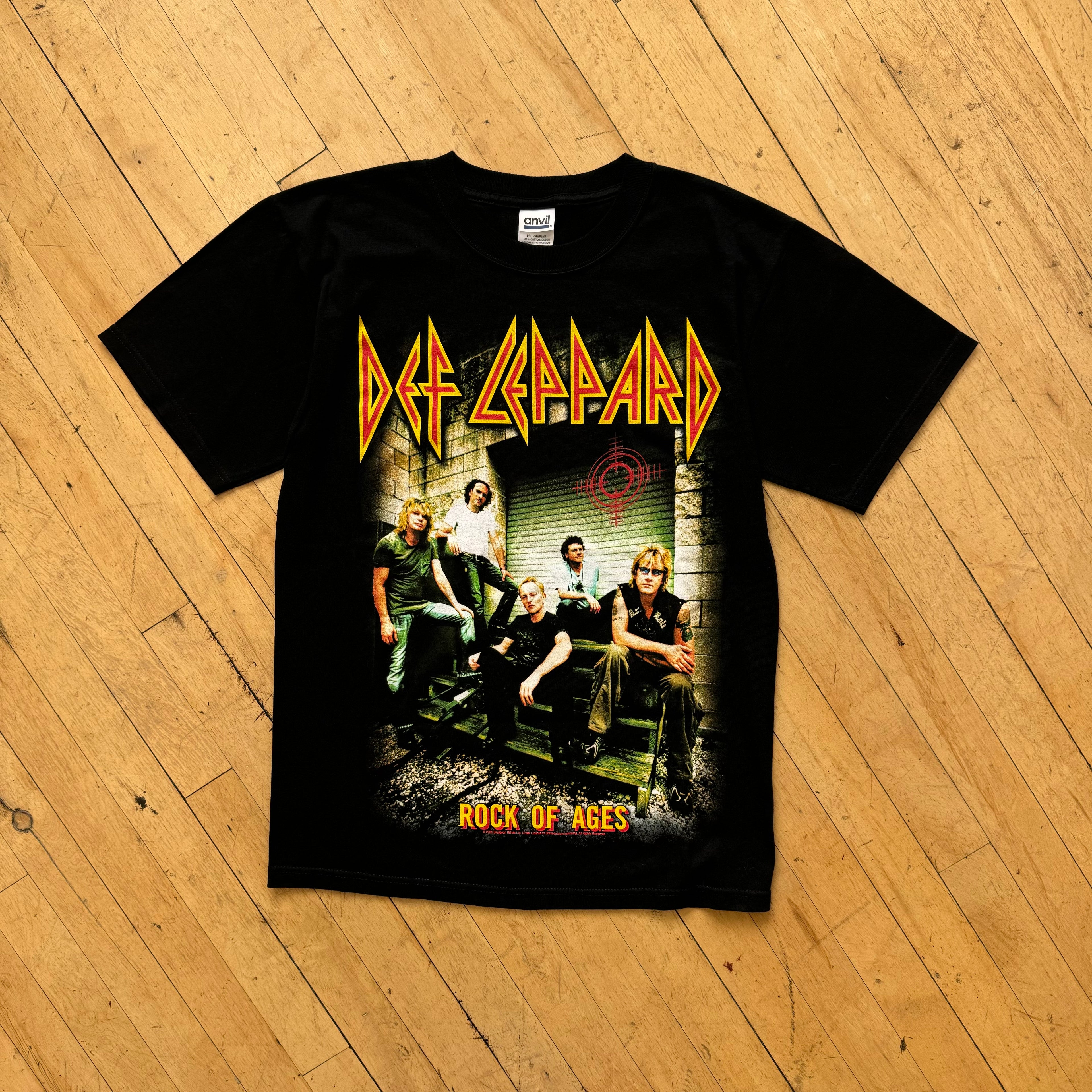 Y2K Def Leopard Rock of Ages Tour T-shirt Sz M