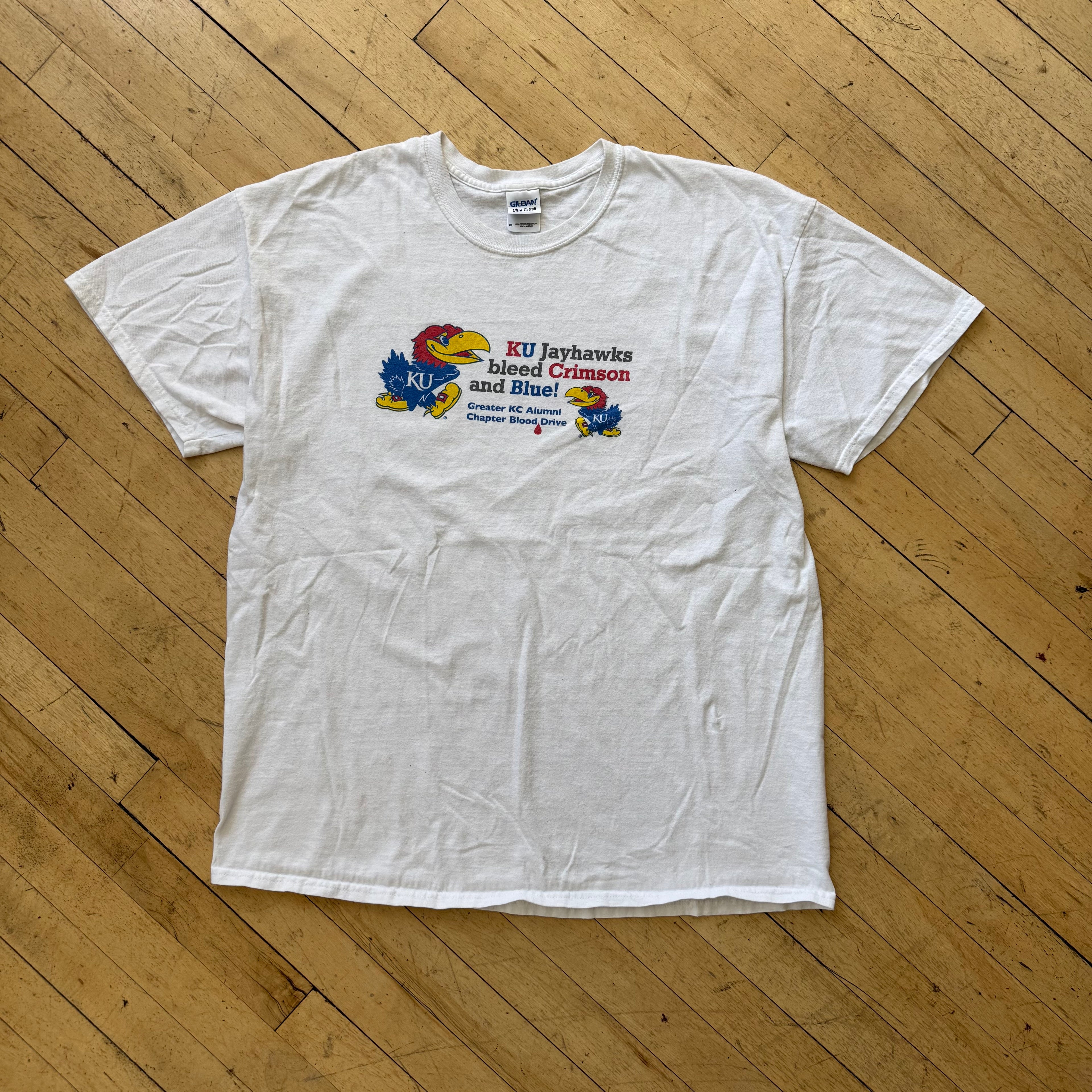 Vintage Kansas Jayhawks Alumni T-shirt Sz XL