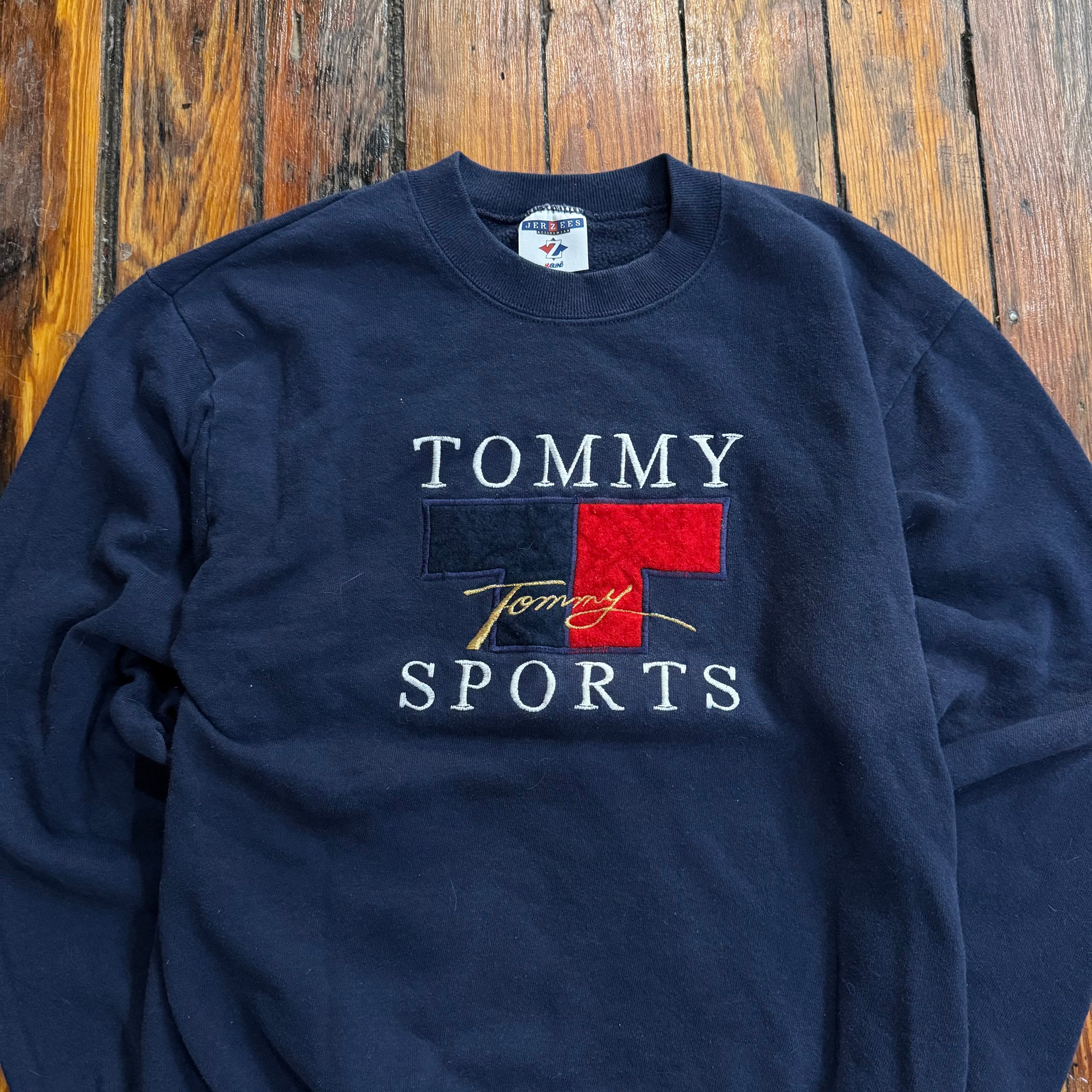 Vintage Tommy Sports Boot Crewneck Sz M