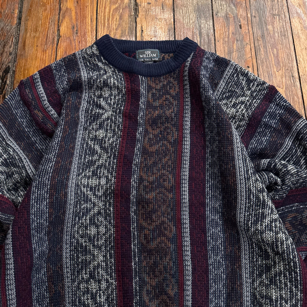 Vintage Sir William Knit Sweater Sz XL
