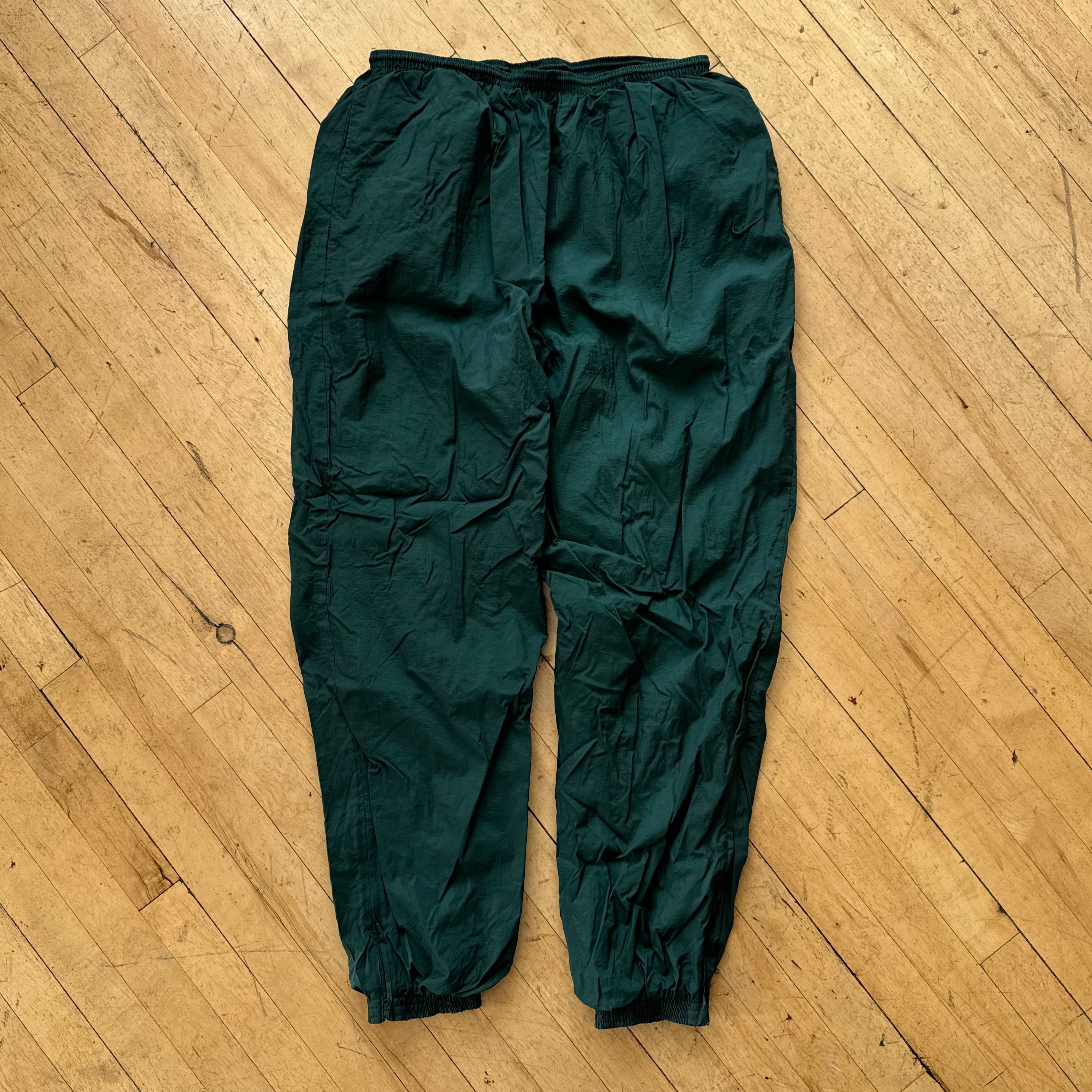 Vintage Forest Green Nike Trackpants Sz XL