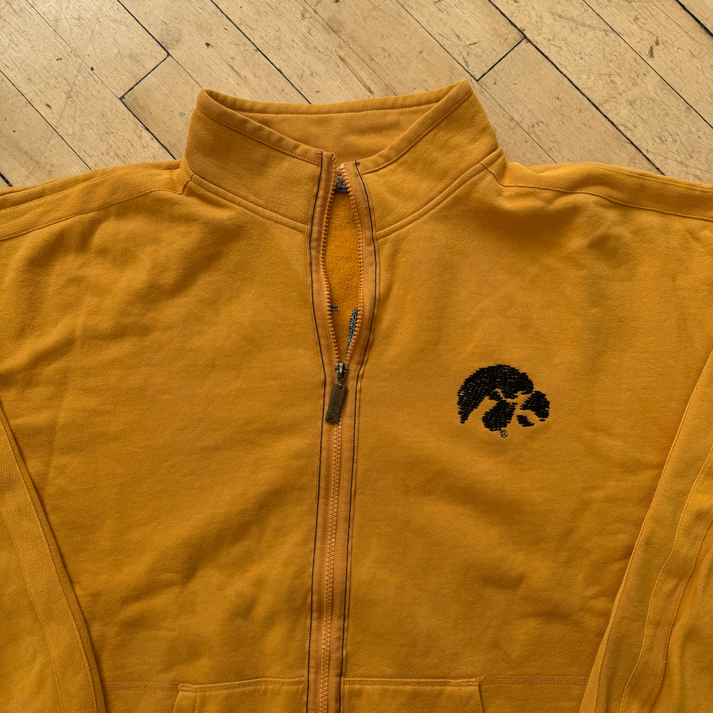 Vintage Iowa Hawkeyes Zip-Up Jacket Sz XL