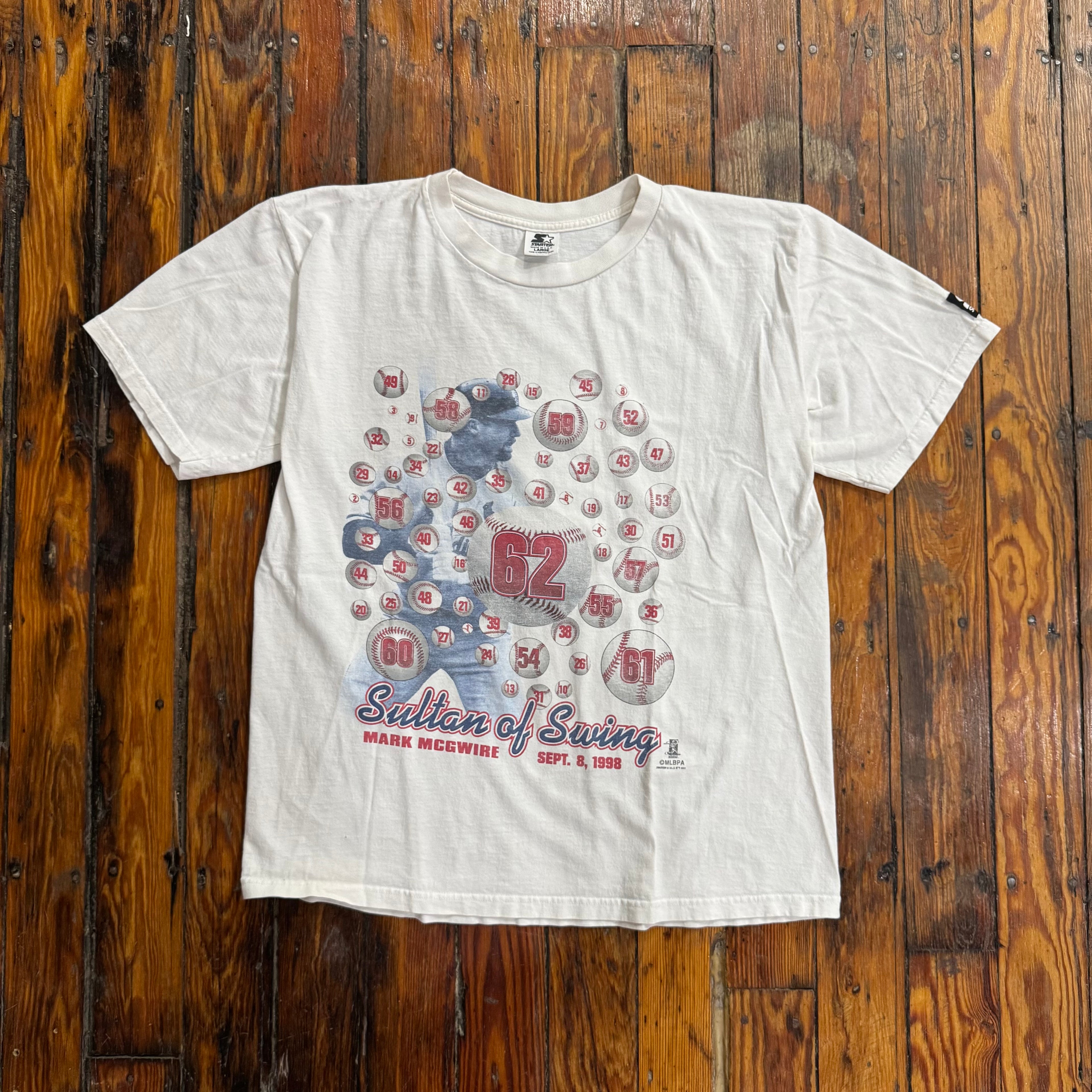 Vintage Starter Mark McGwire T-shirt Sz L