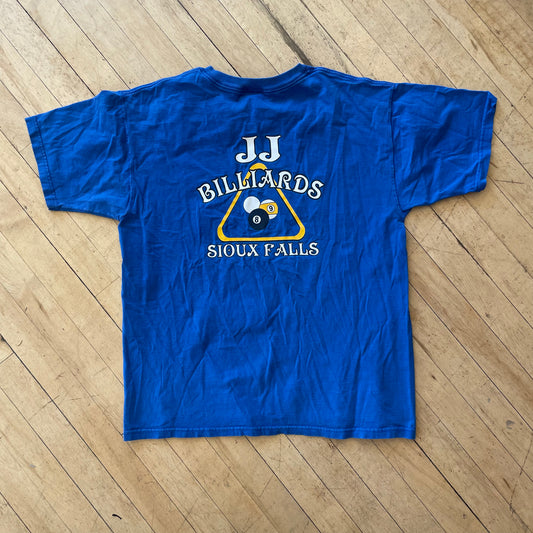 2000s JJ Billiards Sioux Falls Bar T-shirt Sz L