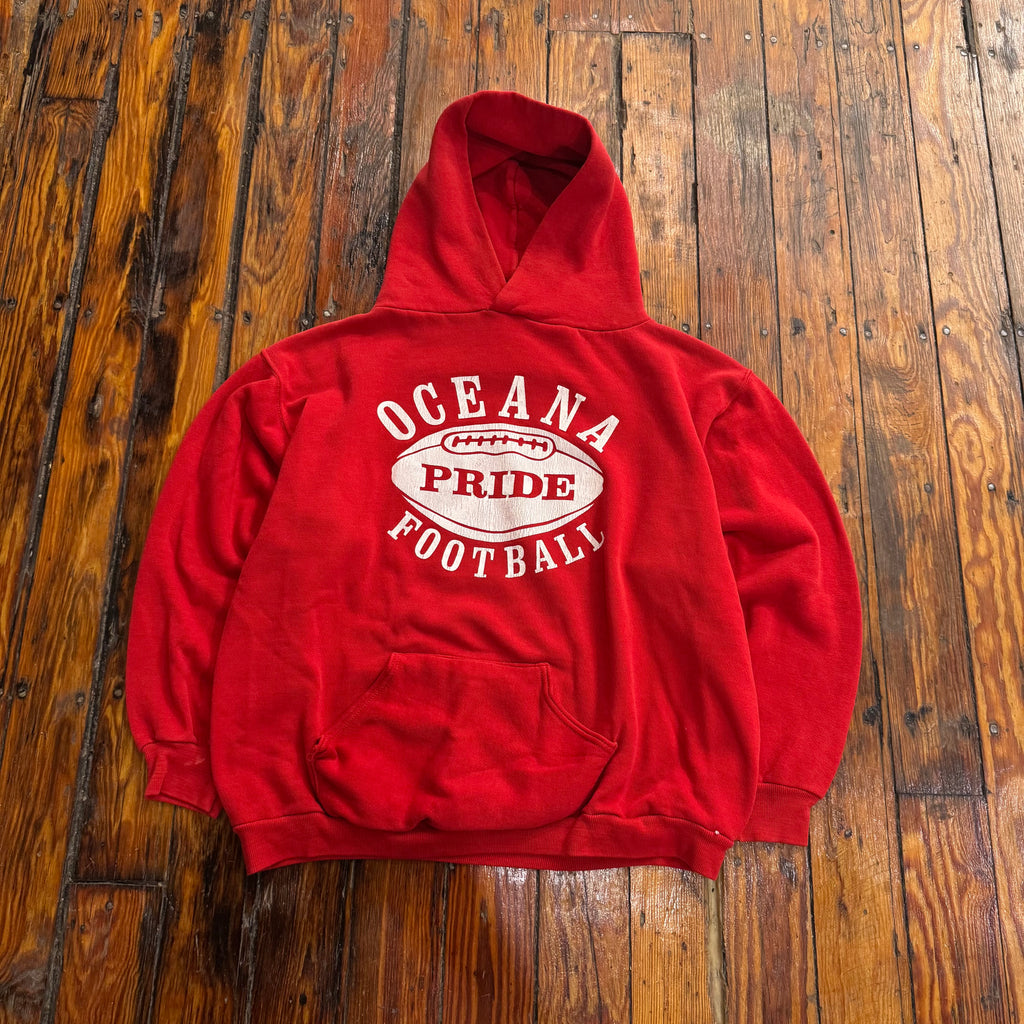 Vintage Russell Oceana Football Hoodie Sz M