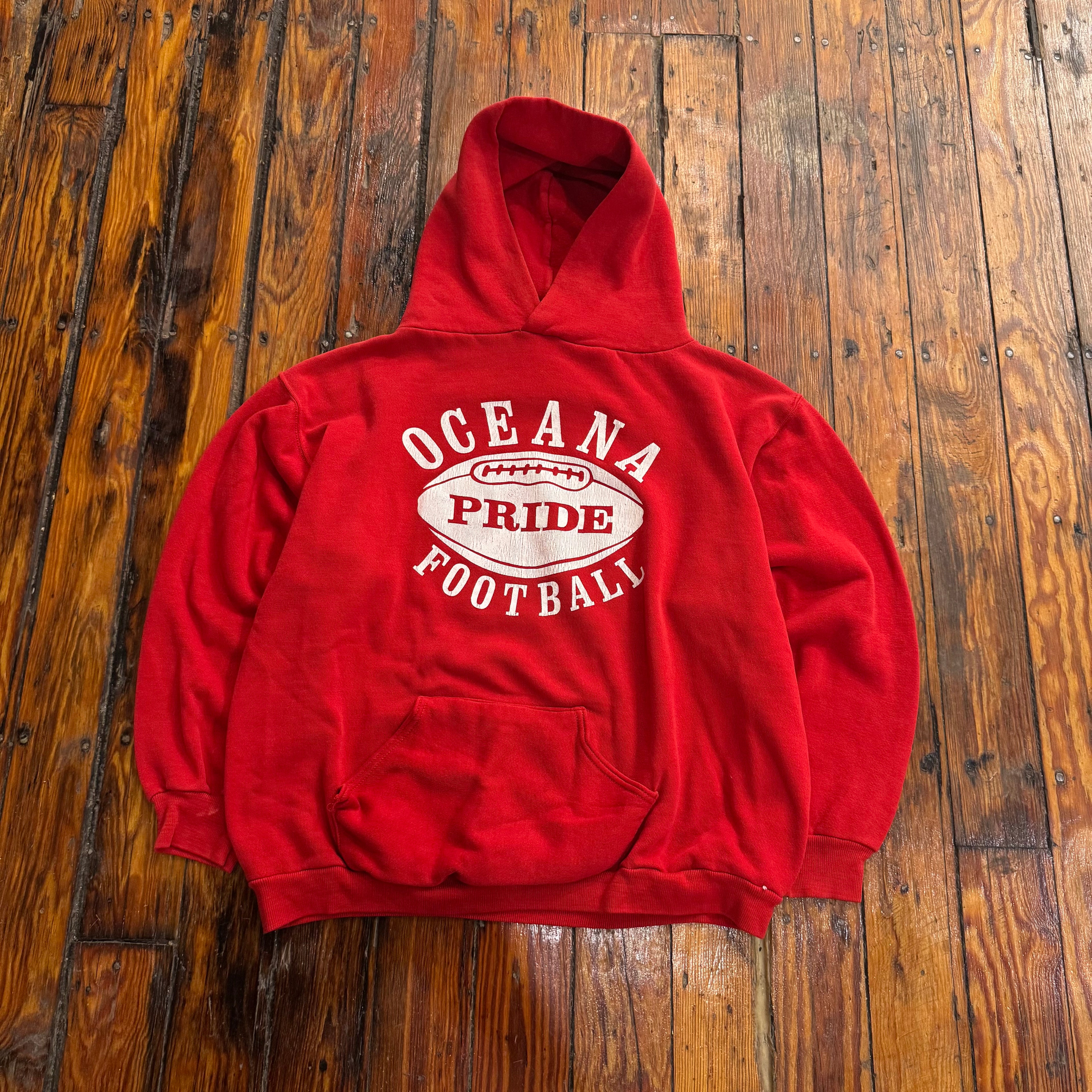 Vintage Russell Oceana Football Hoodie Sz M