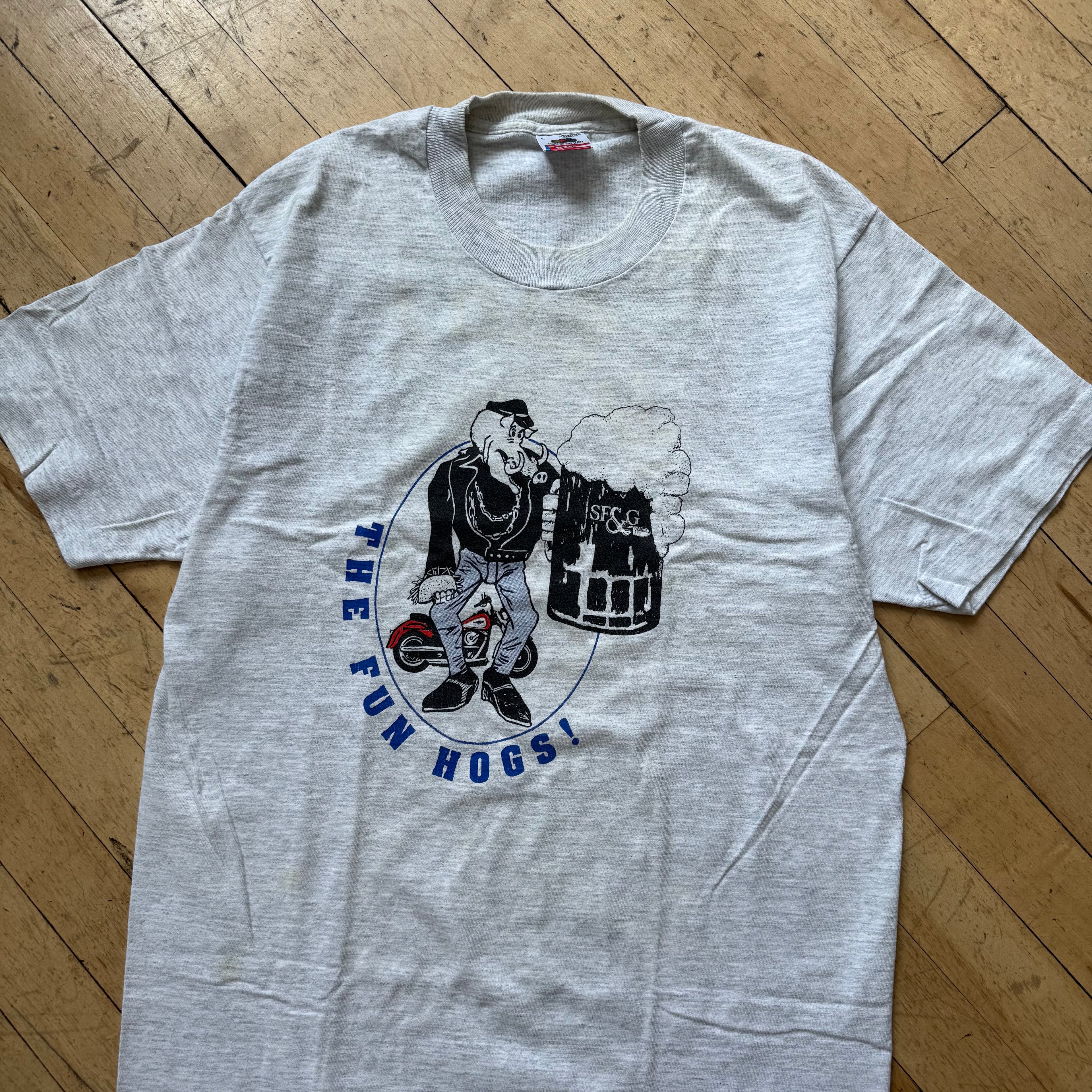 Vintage The Fun hogs T-shirt Sz L