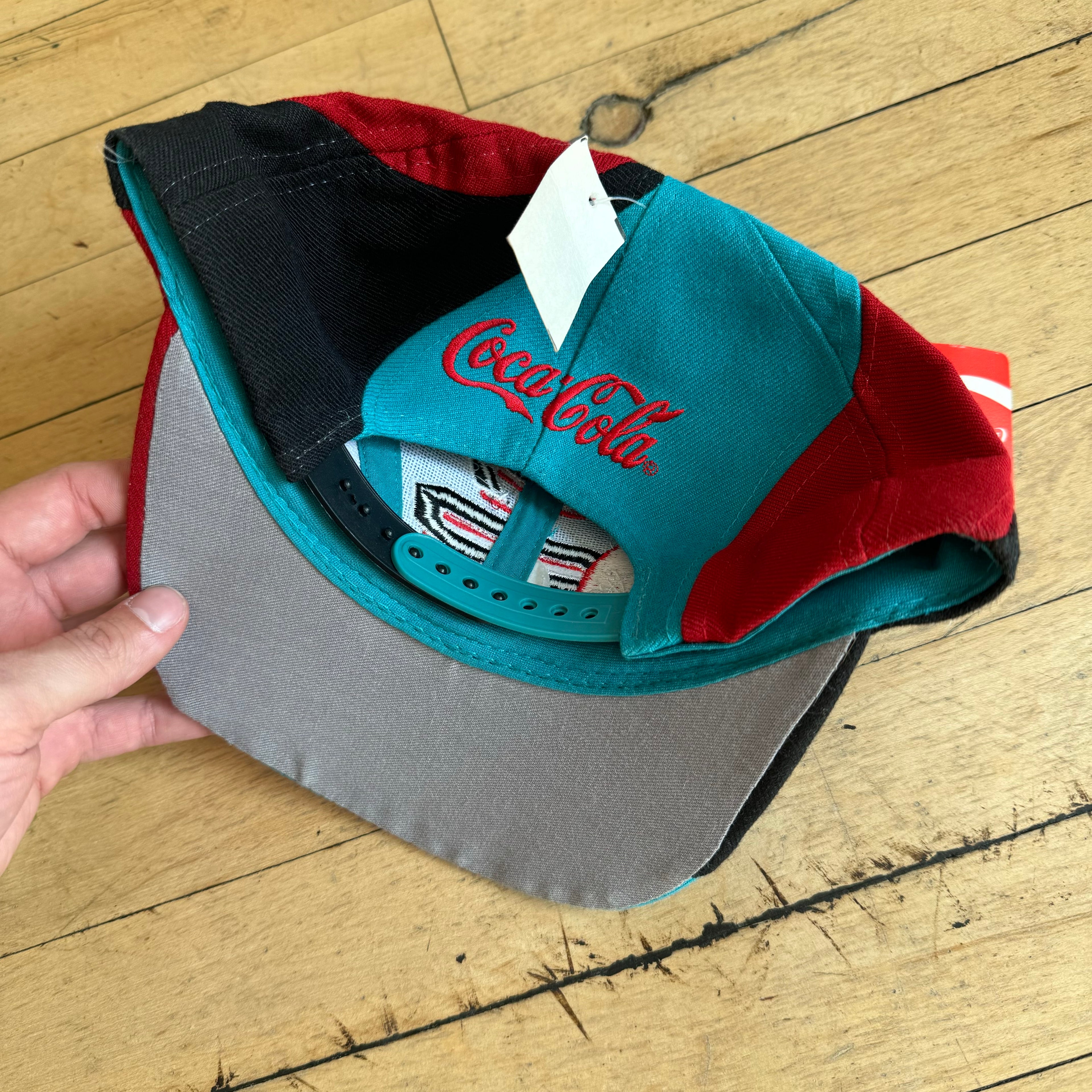 Vintage Coca Cola Drew Pearson SnapBack Hat