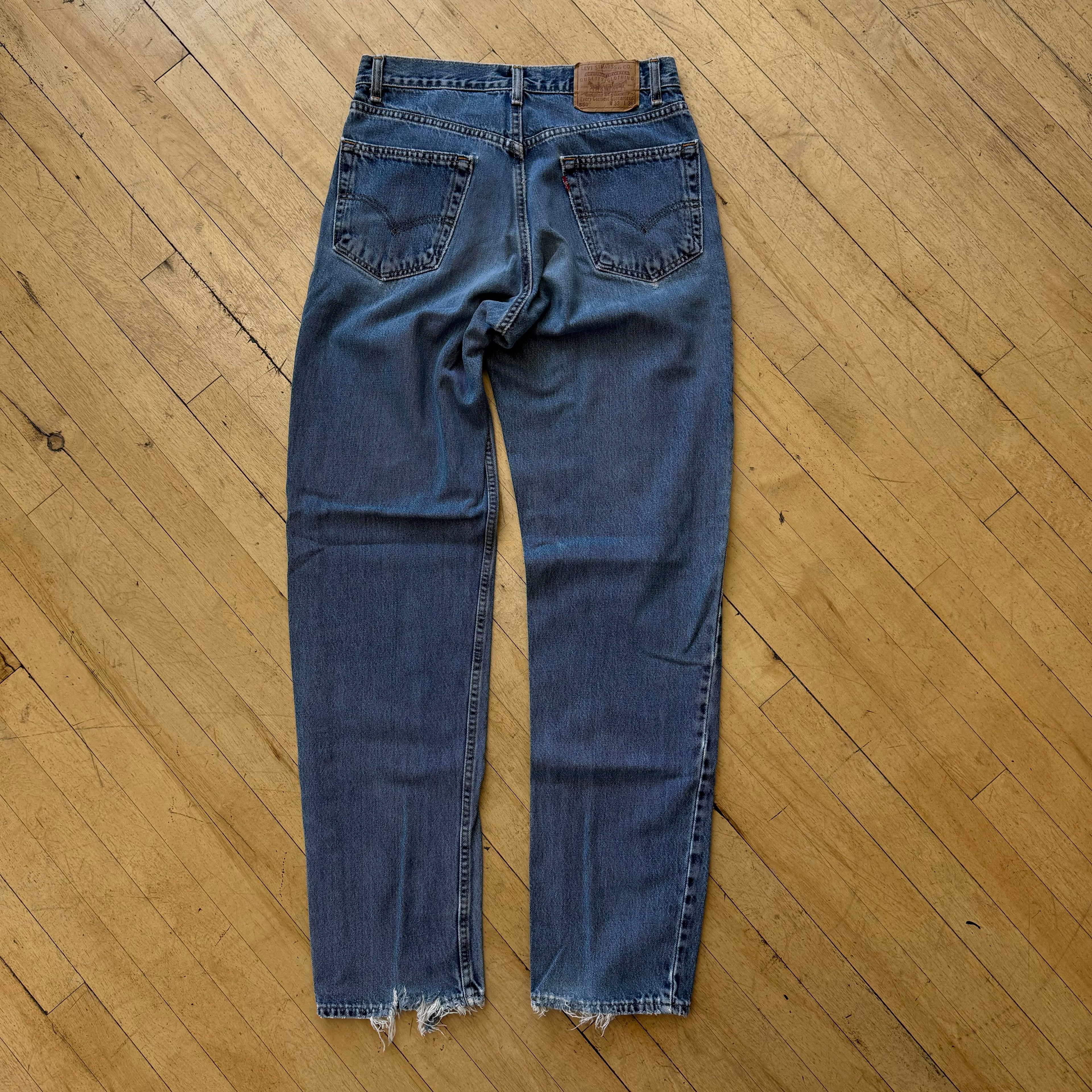 Vintage Levi 550 Denim Jeans Sz 33x36