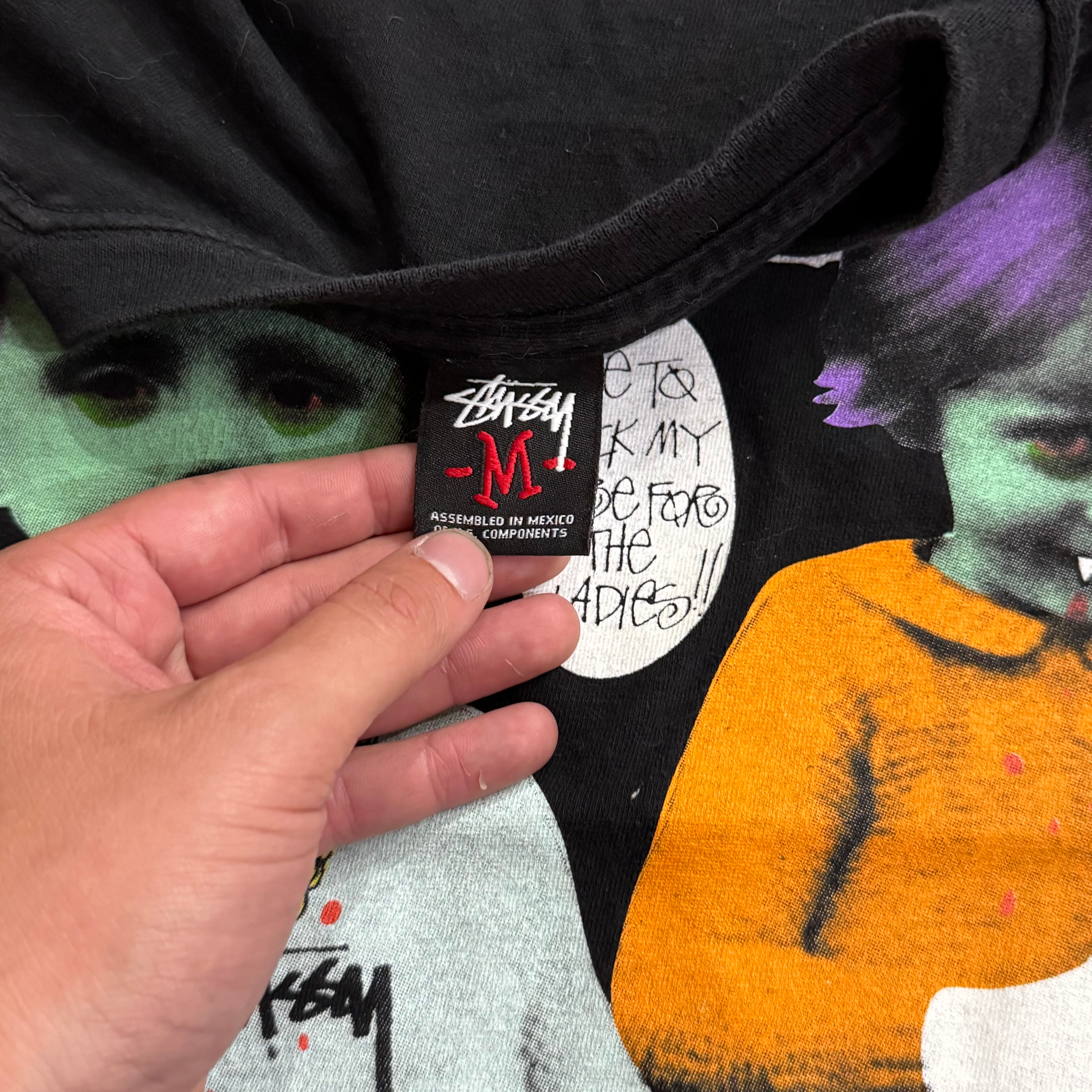 Vintage Stussy Halloween T-shirt Sz M