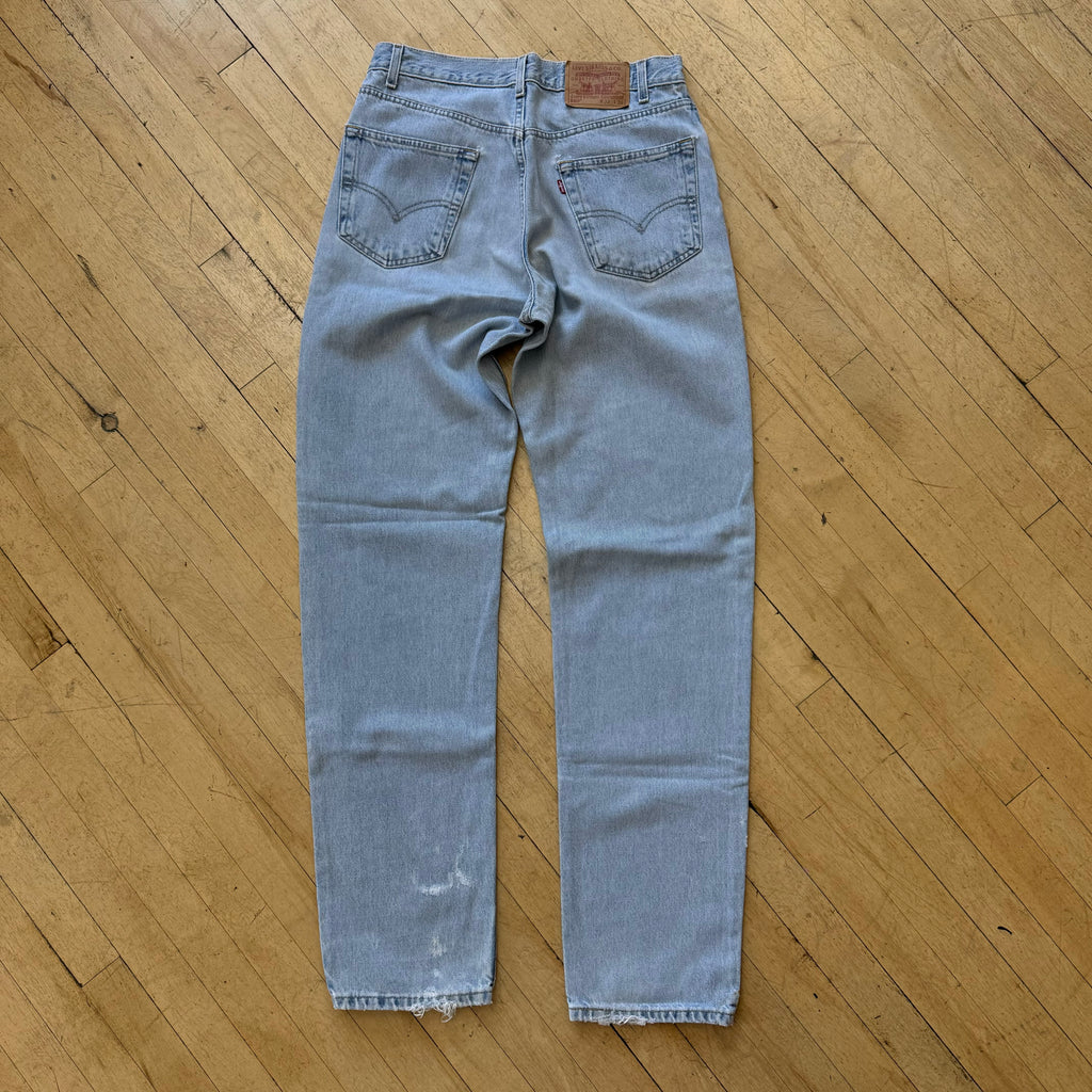 Vintage Levi 550 Light Wash Denim Jeans Sz 33x36