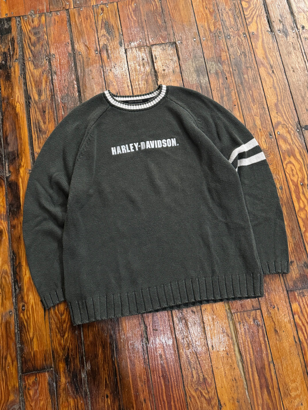 Vintage Harley Davidson Knit Sweater Sz XL
