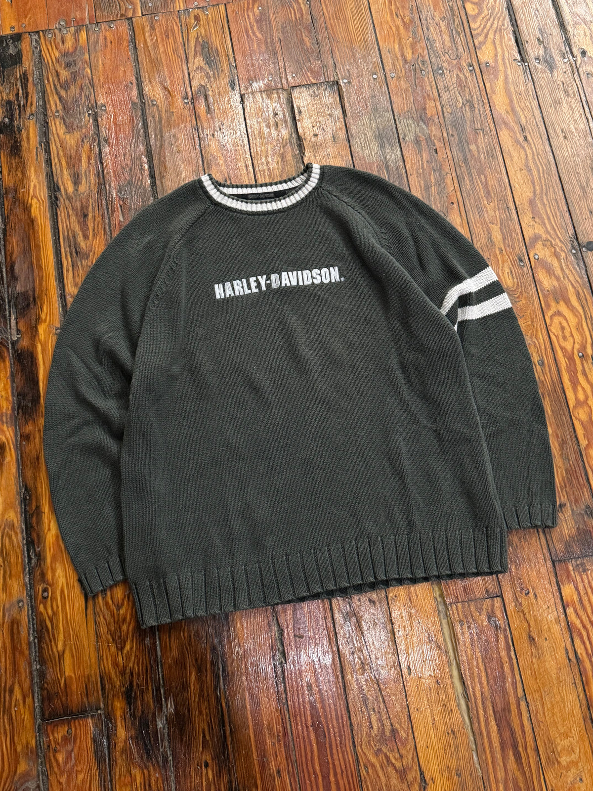 Vintage Harley Davidson Knit Sweater Sz XL