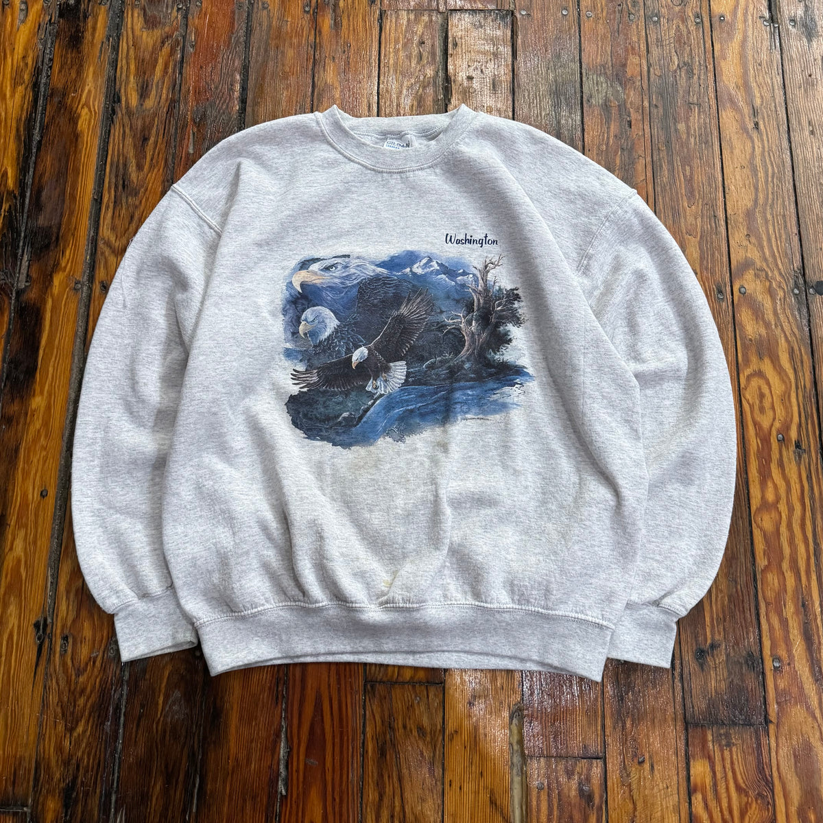 Vintage Washington Eagle Crewneck Sz L