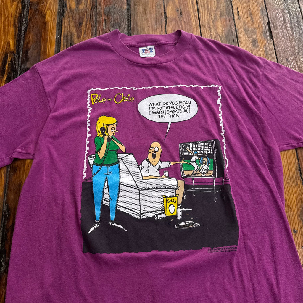 Vintage Pete & Clete what do you mean T-shirt Sz XL