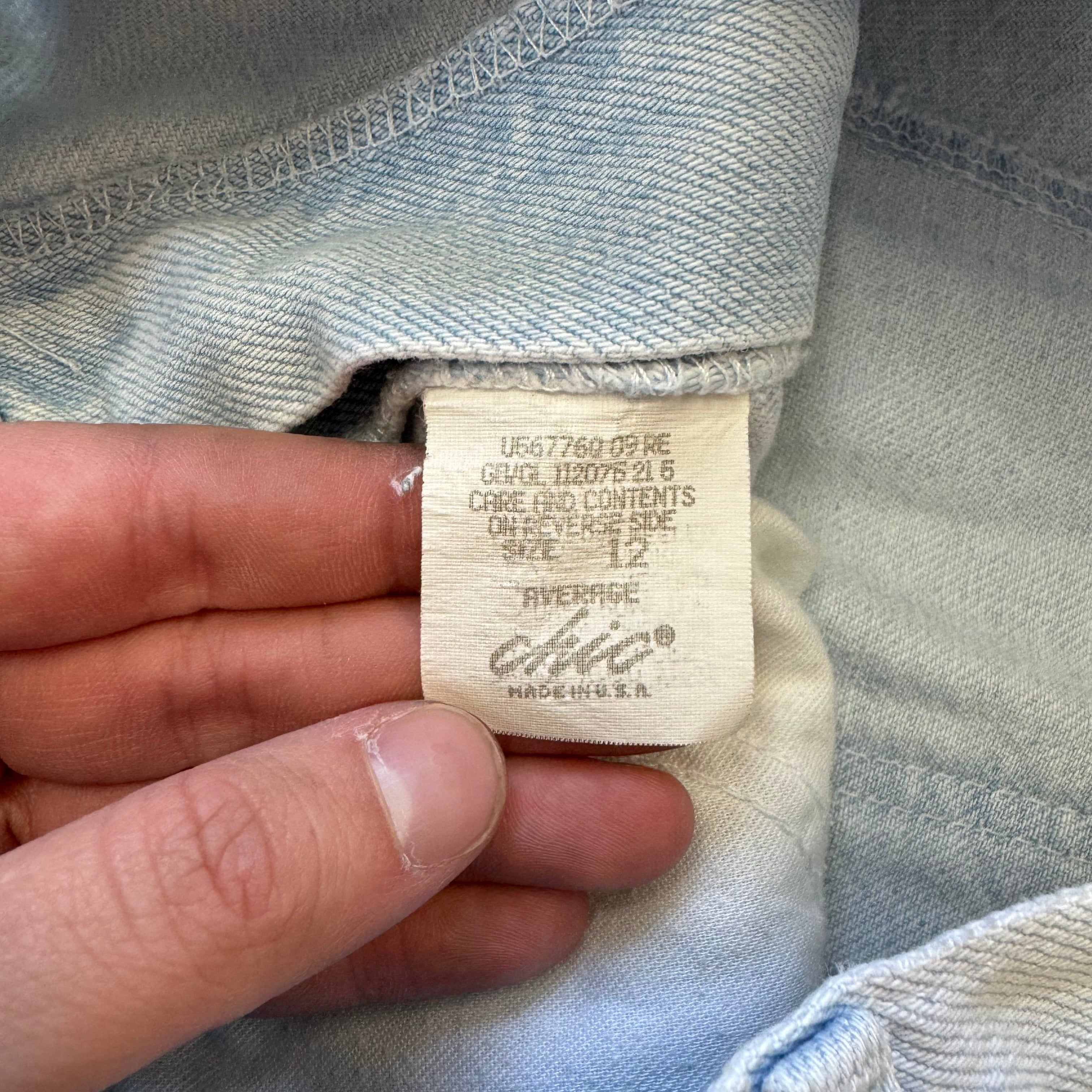 Vintage Women’s Chic Denim Jean Shorts Sz 12