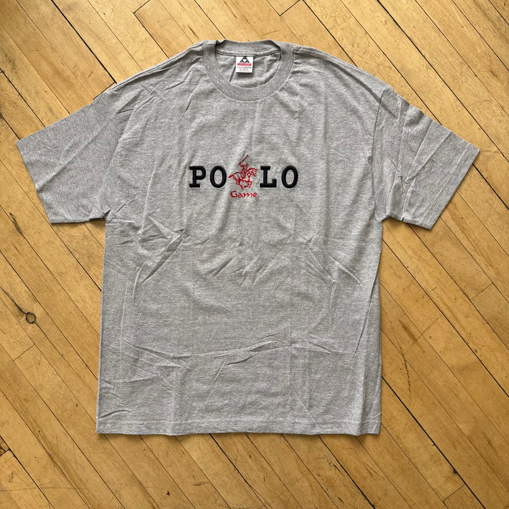 Vintage Embroidered Polo Game T-shirt Sz XL