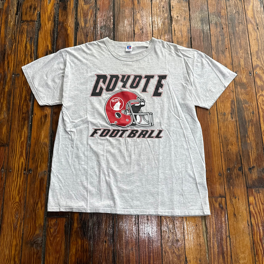 Vintage USD Coyotes Football T-shirt Sz XL