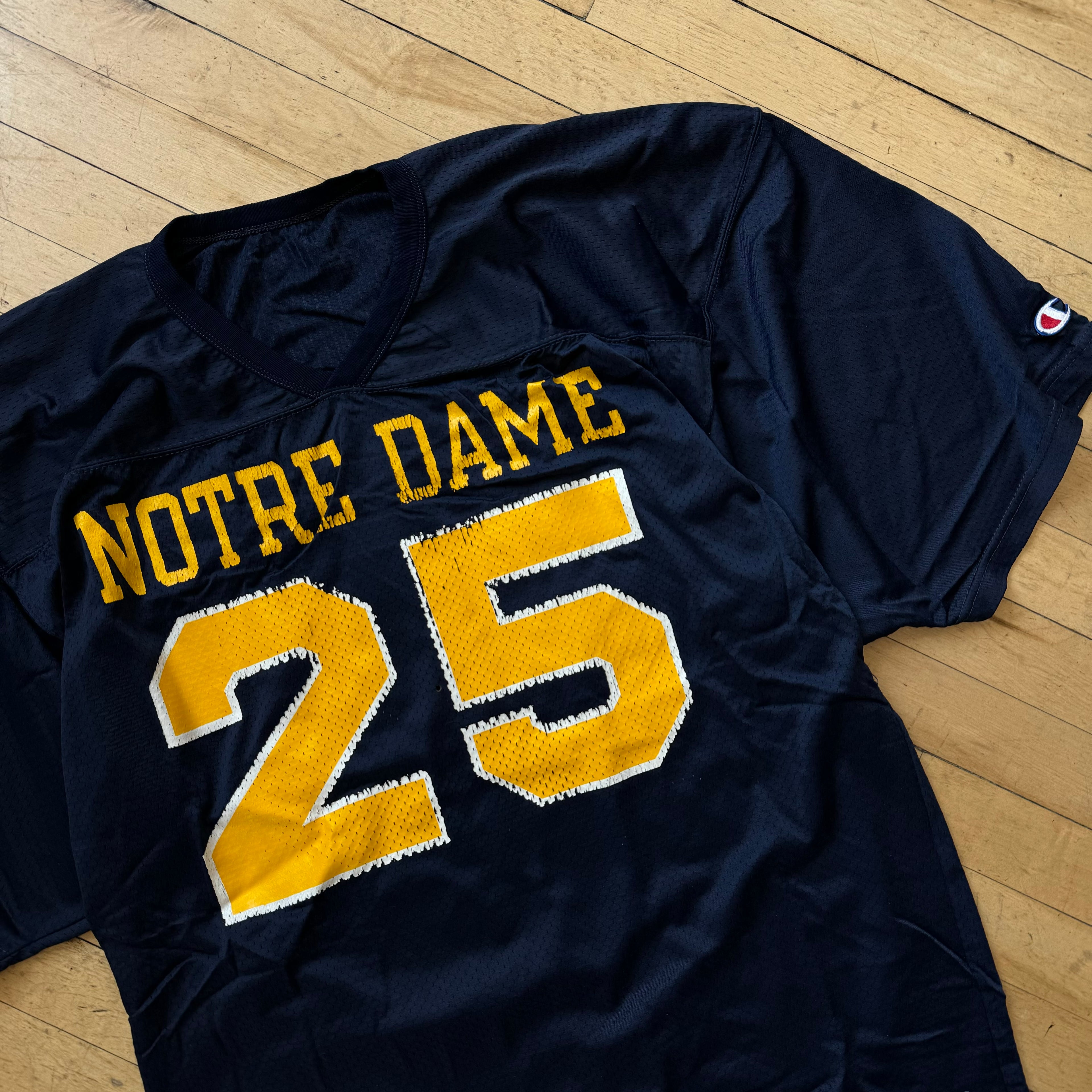 Vintage Champion Notre Dame Practice Jersey Sz XL