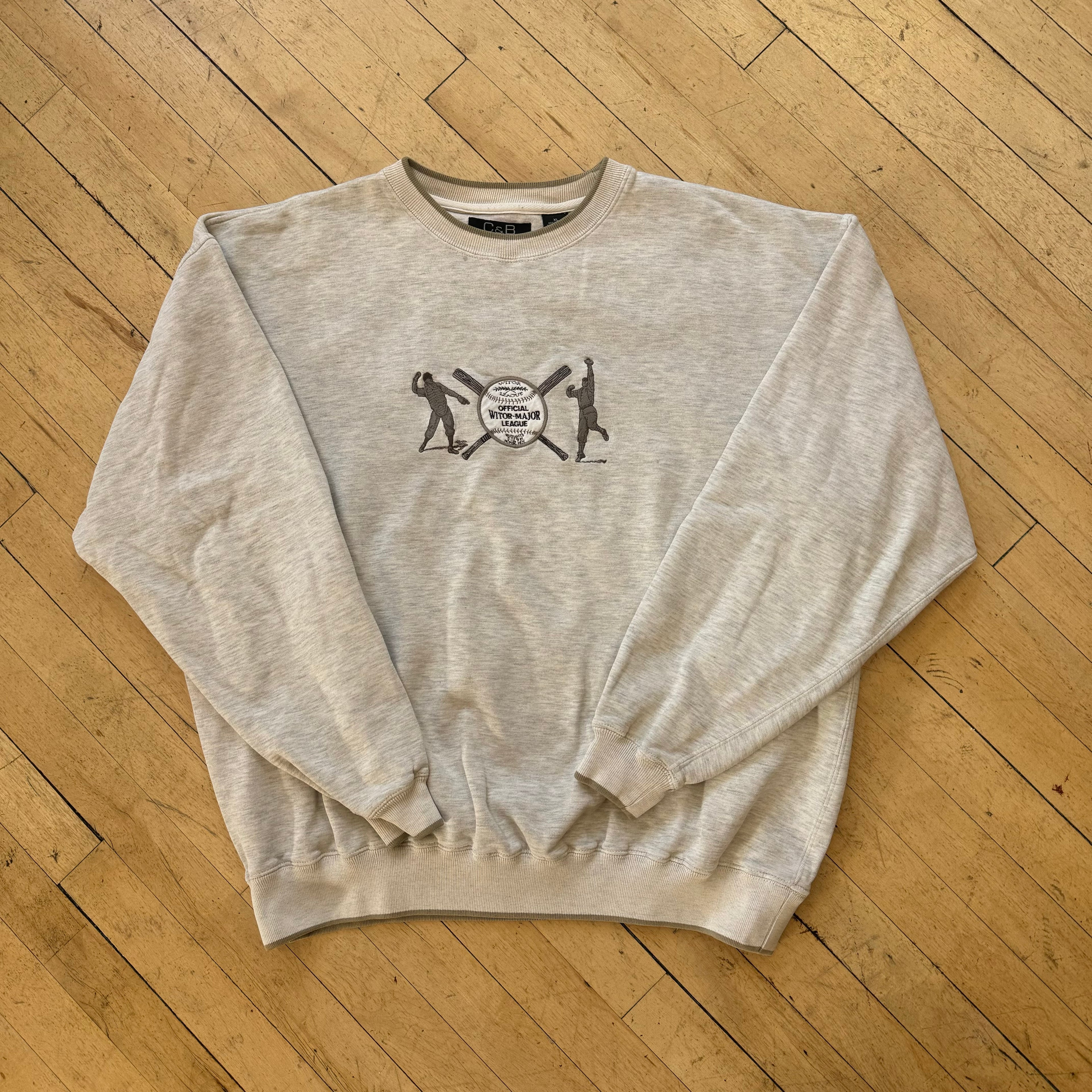 Vintage Witor Major League Baseball CrewNeck Sz XL