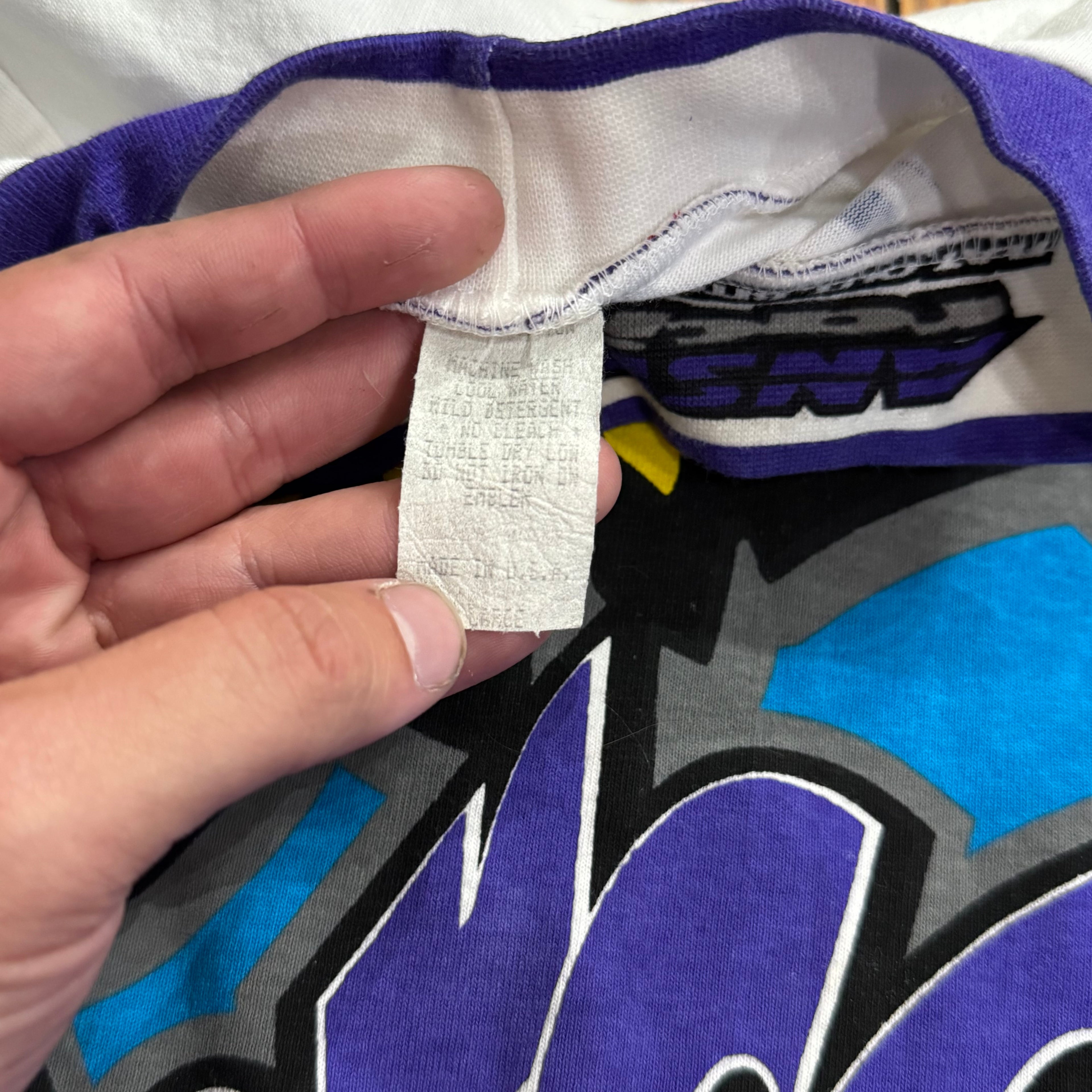 Vintage AOP Answer Racing BMX Long Sleeve T-shirt Sz L