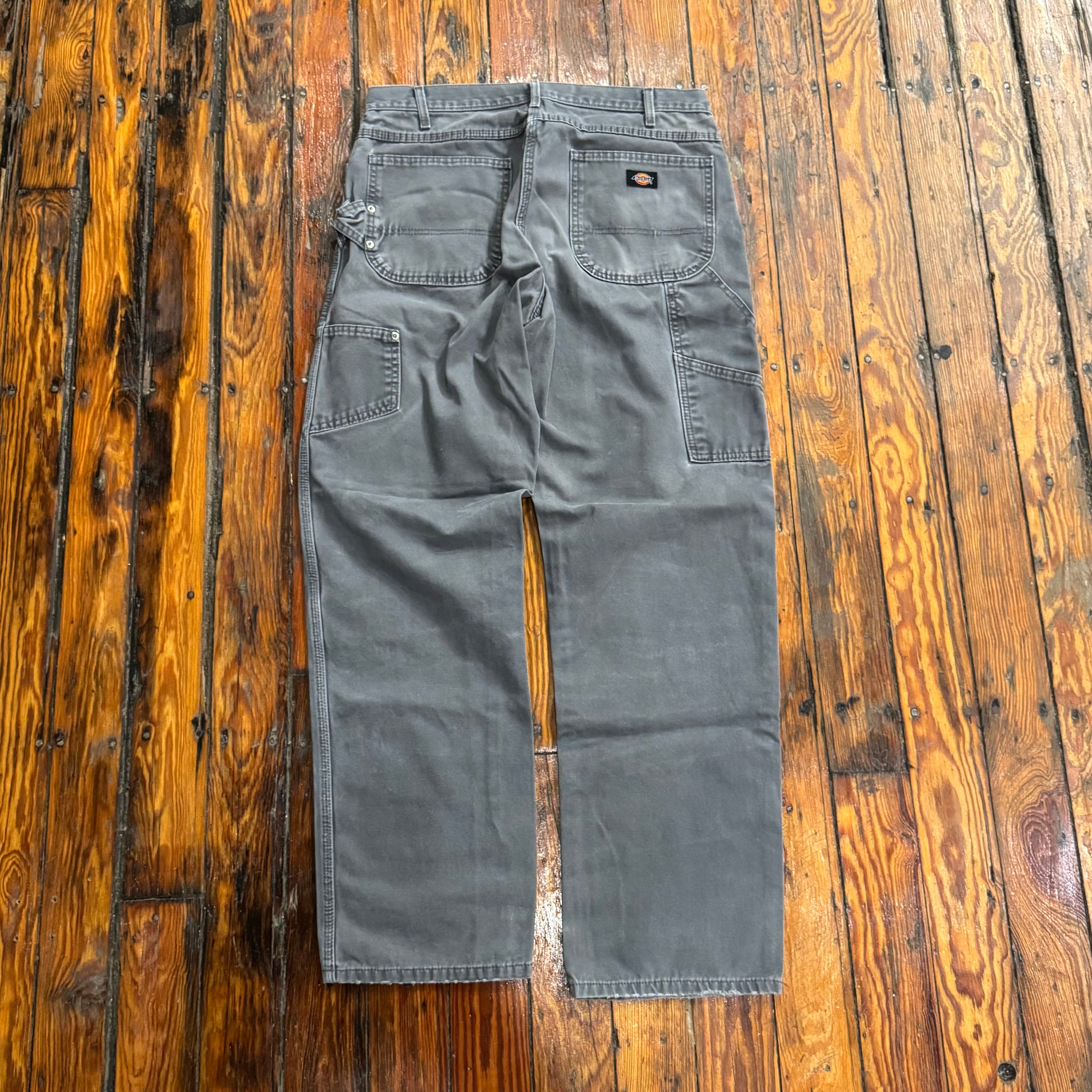 Vintage Dickies Gray Denim Jeans Sz 34x34