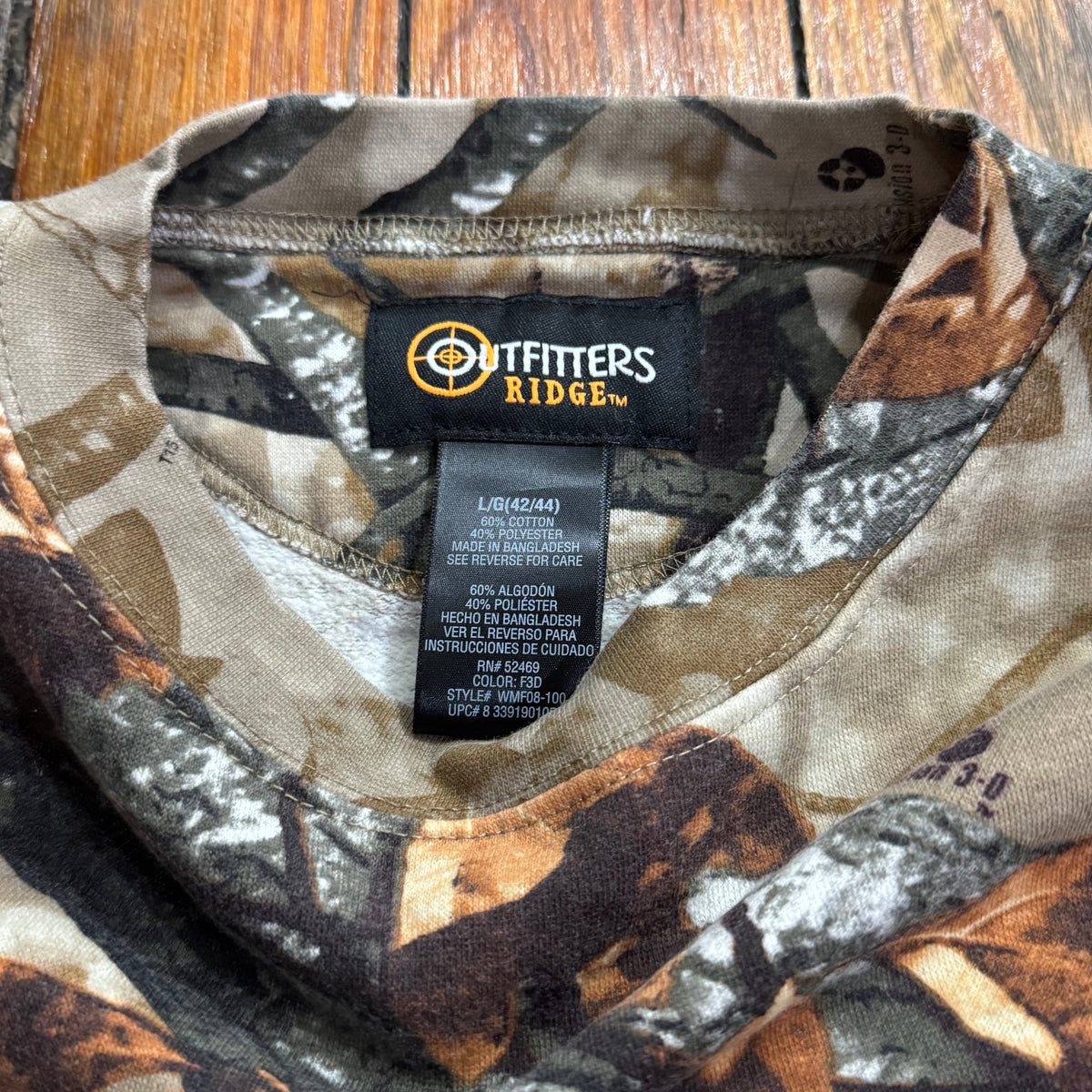 00s Camo Crewneck Sz M