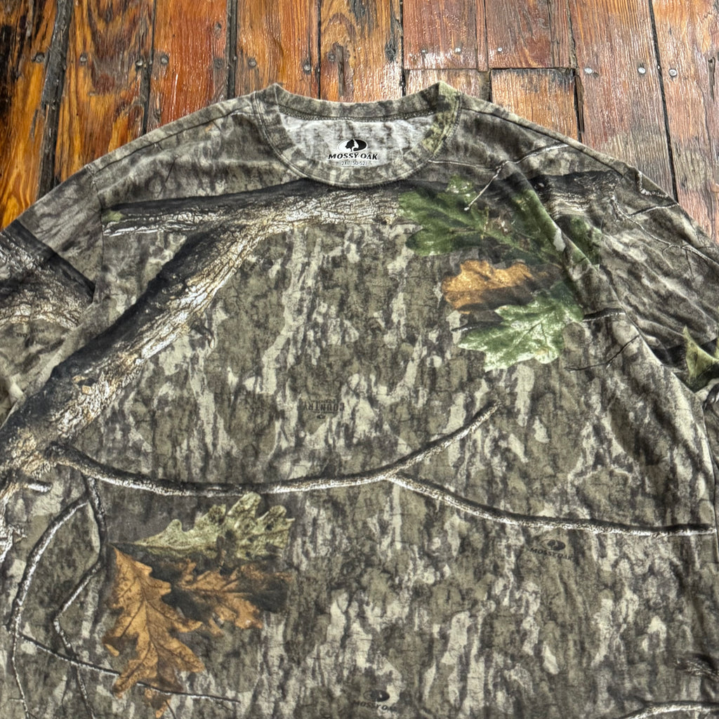 Mossy Oak Camo Long Sleeve T-shirt Sz XXL