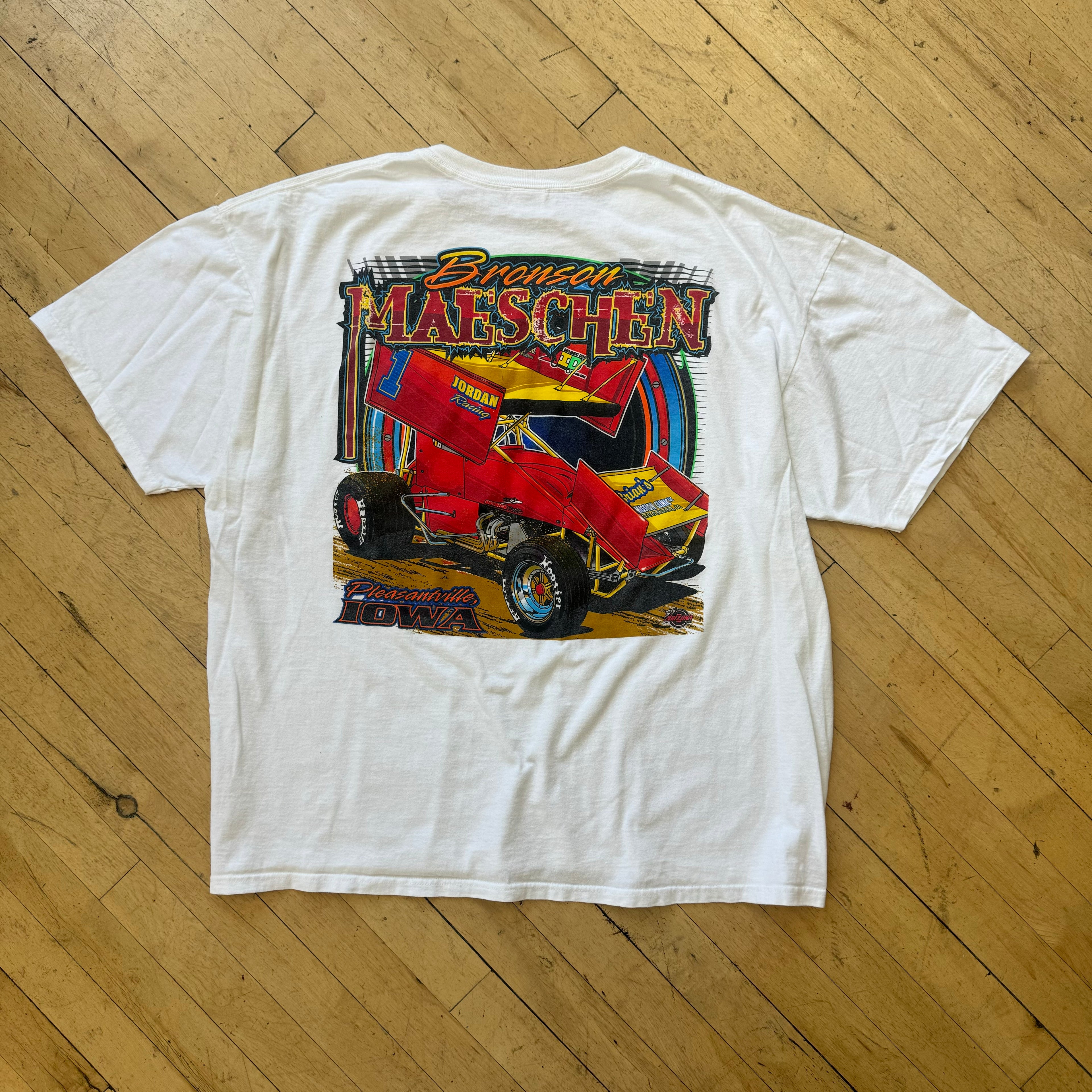 Y2K Sprint Car Racing T-shirt Sz XXXL